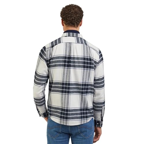 Lee Riveted Shirt t-shirt S noir coupe droite