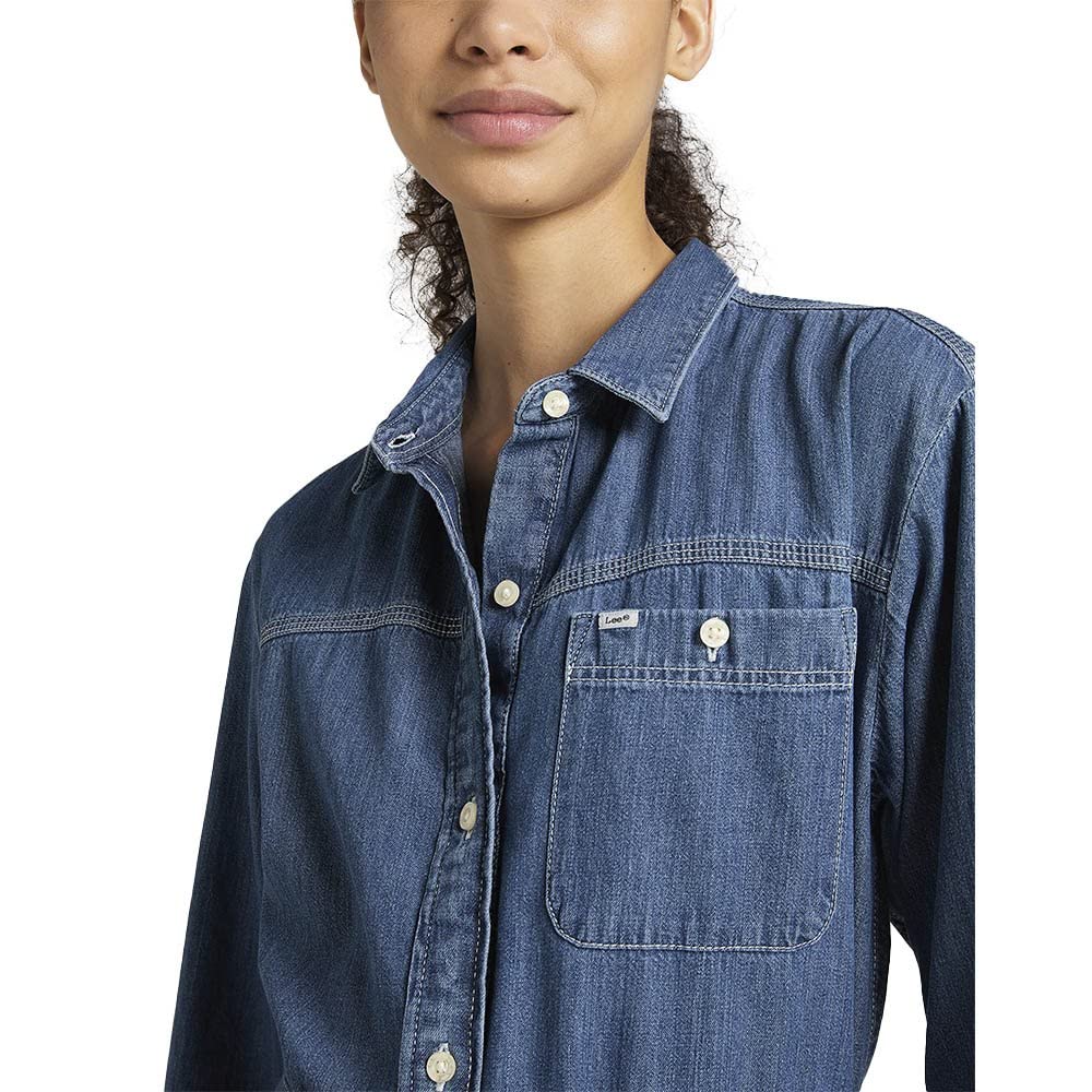 Lee Essential robe Arctic Ice femme coupe droite