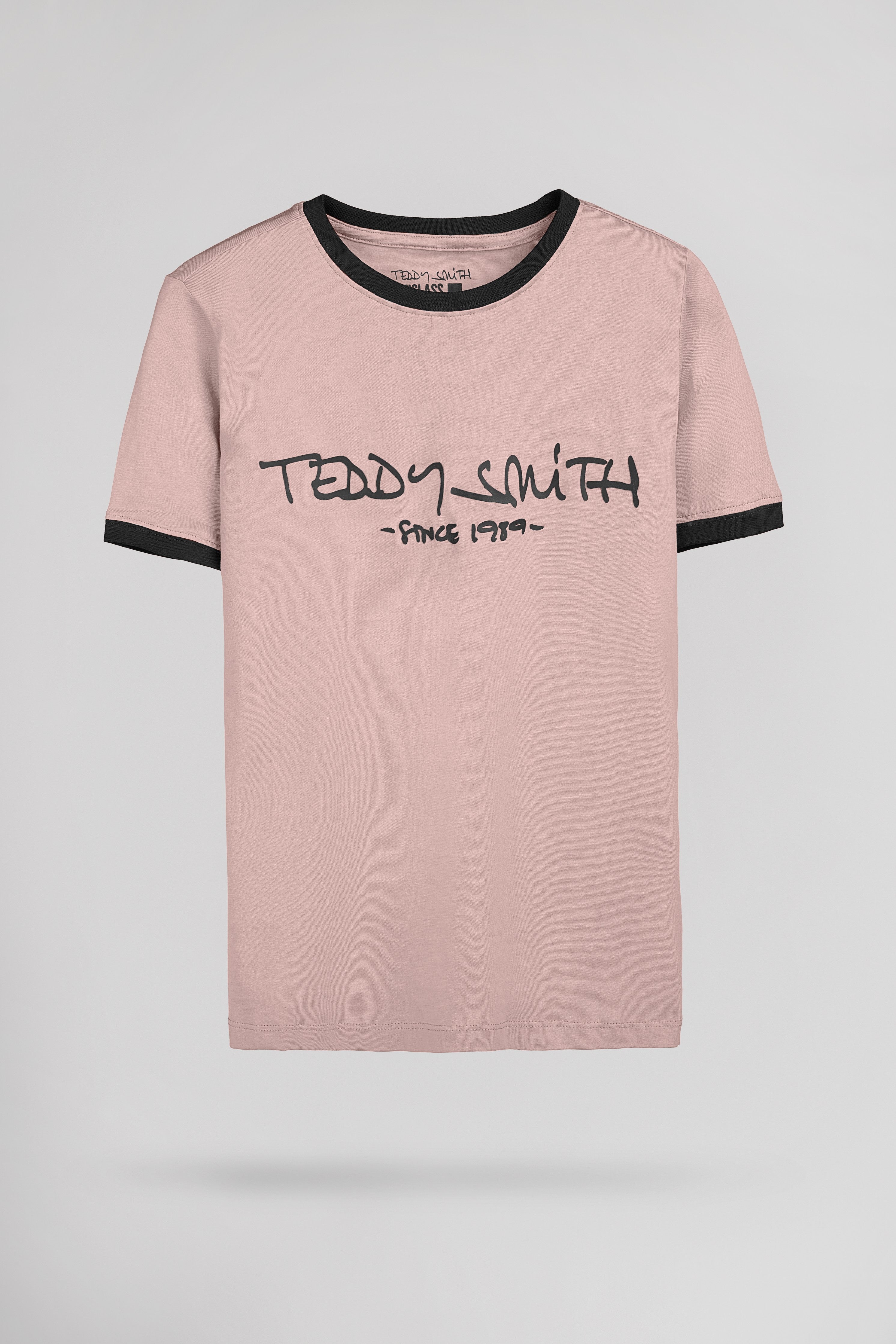 Teddy Smith Ticlass MC t-shirt rose coton