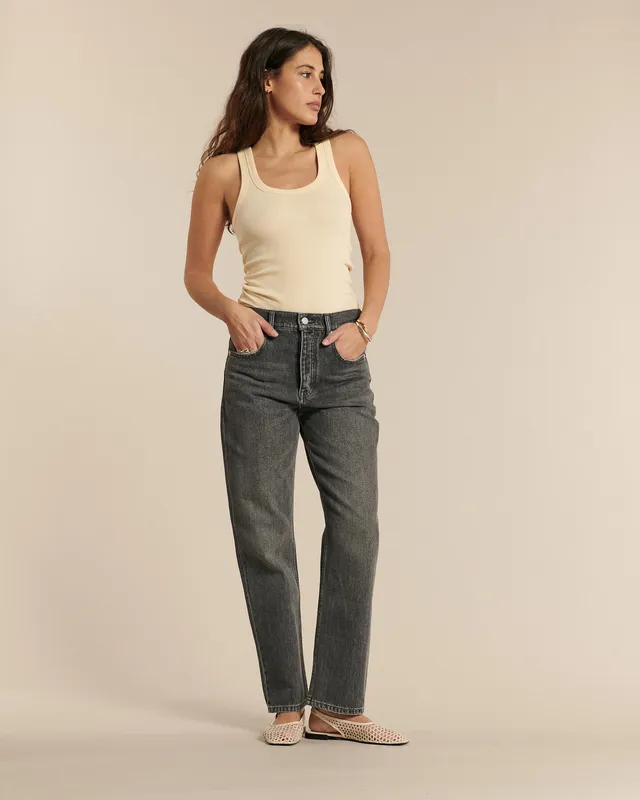 Labdip Quincy Denim Dusty Grey BL 30 jean boyfriend gris
