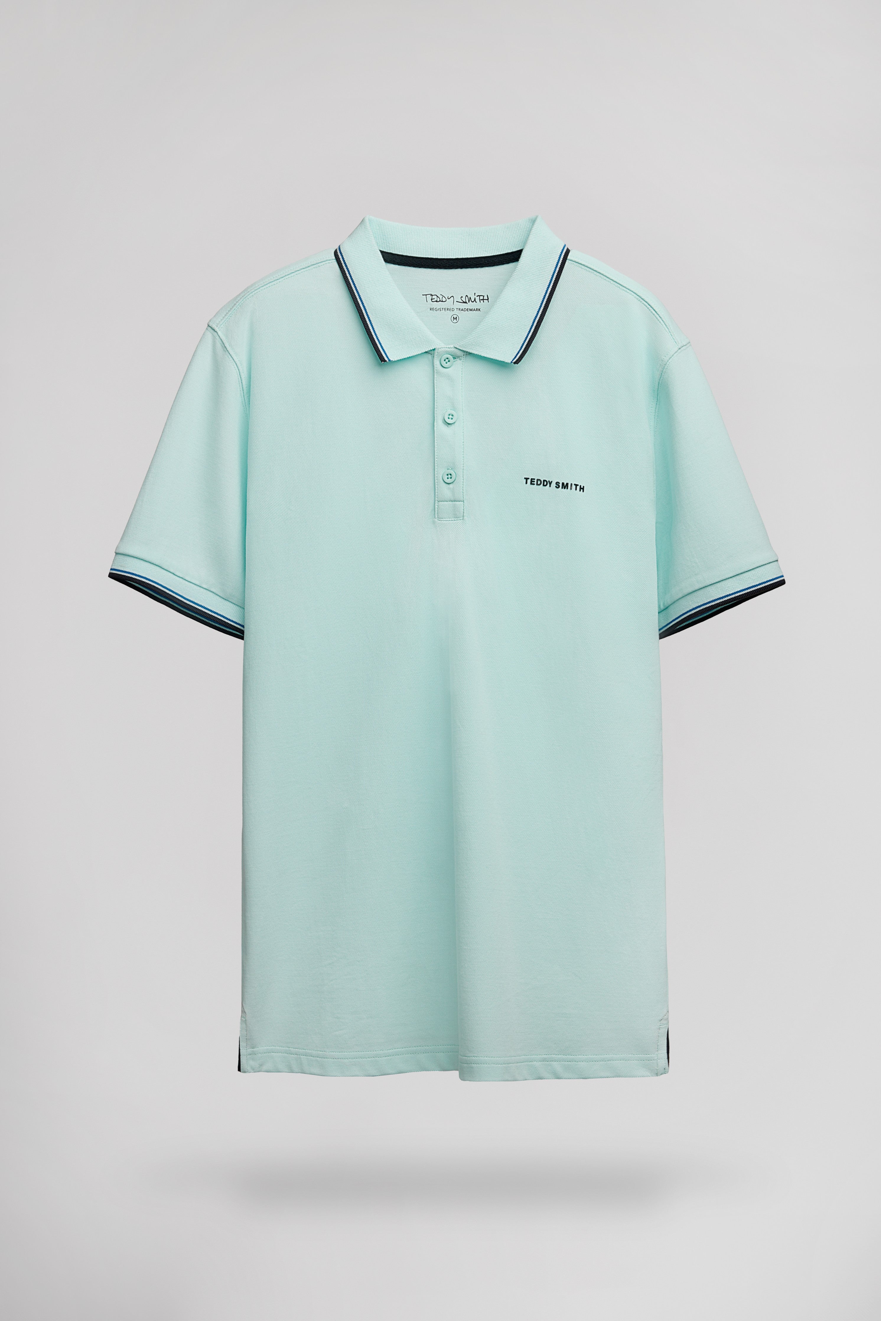 Teddy Smith Pasian 2 MC polo bleu bleach menthol
