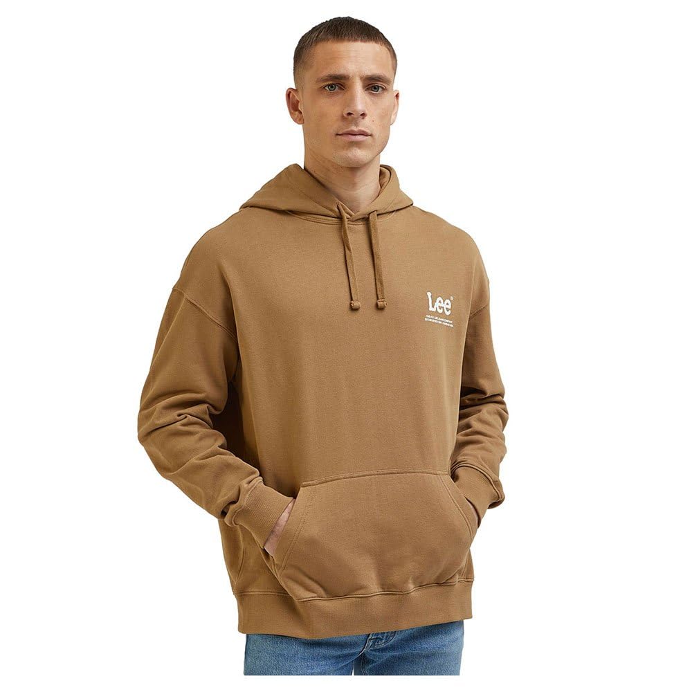Lee Loose Logo Sweat à Capuche Homme XXL Coton