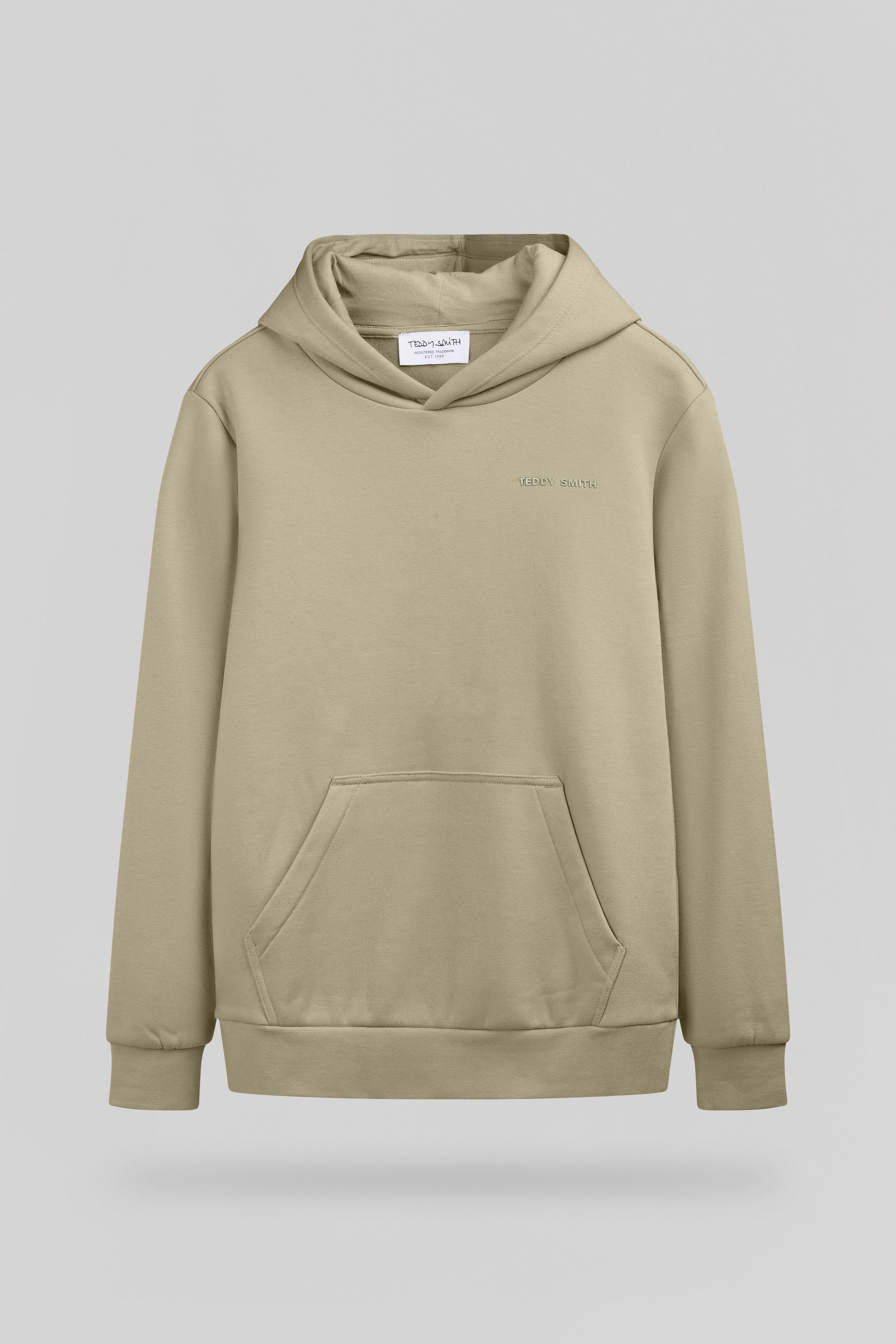 Teddy Smith S-Nark Hoody JR sweat kaki bleach