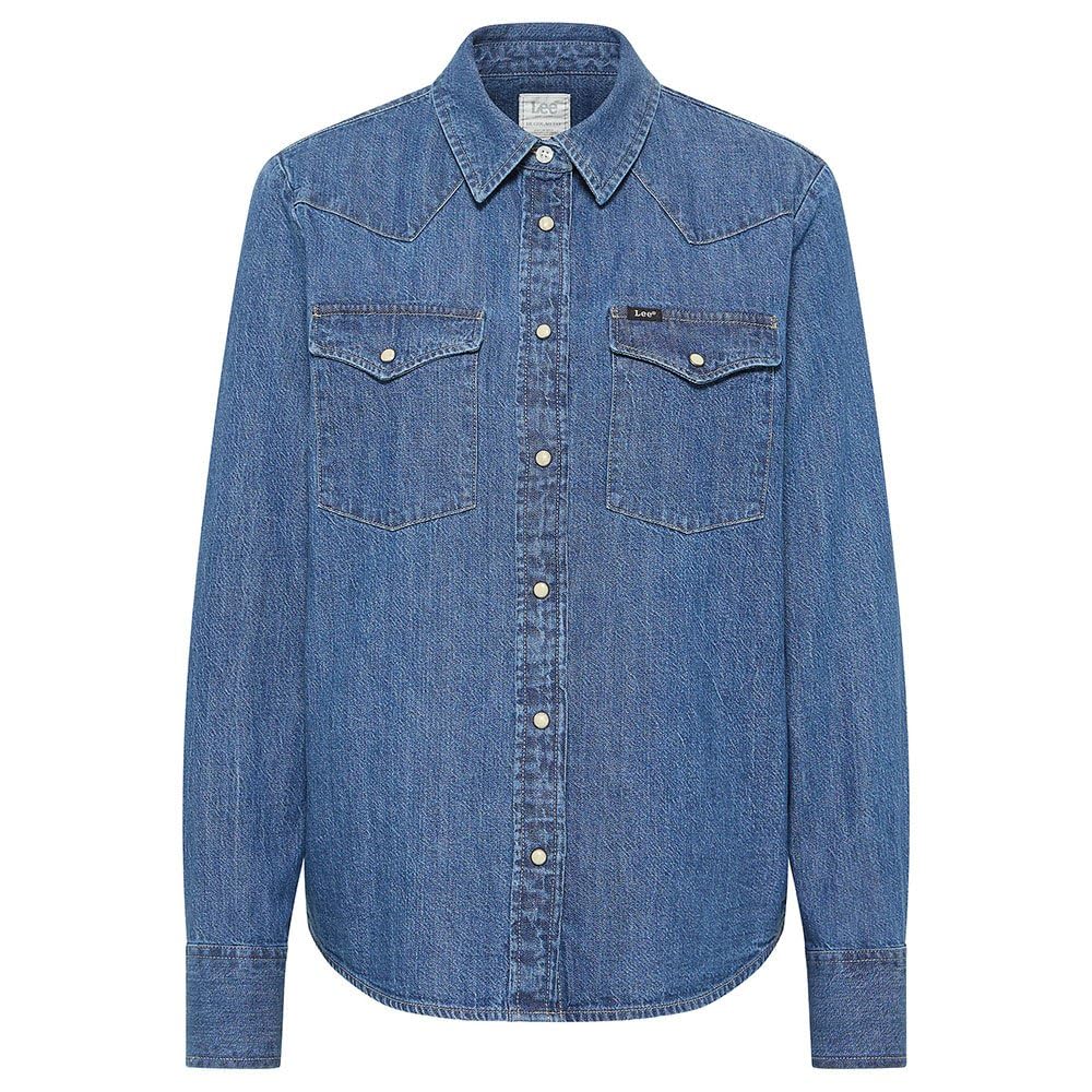 Lee Western surchemise femme bleu givré denim