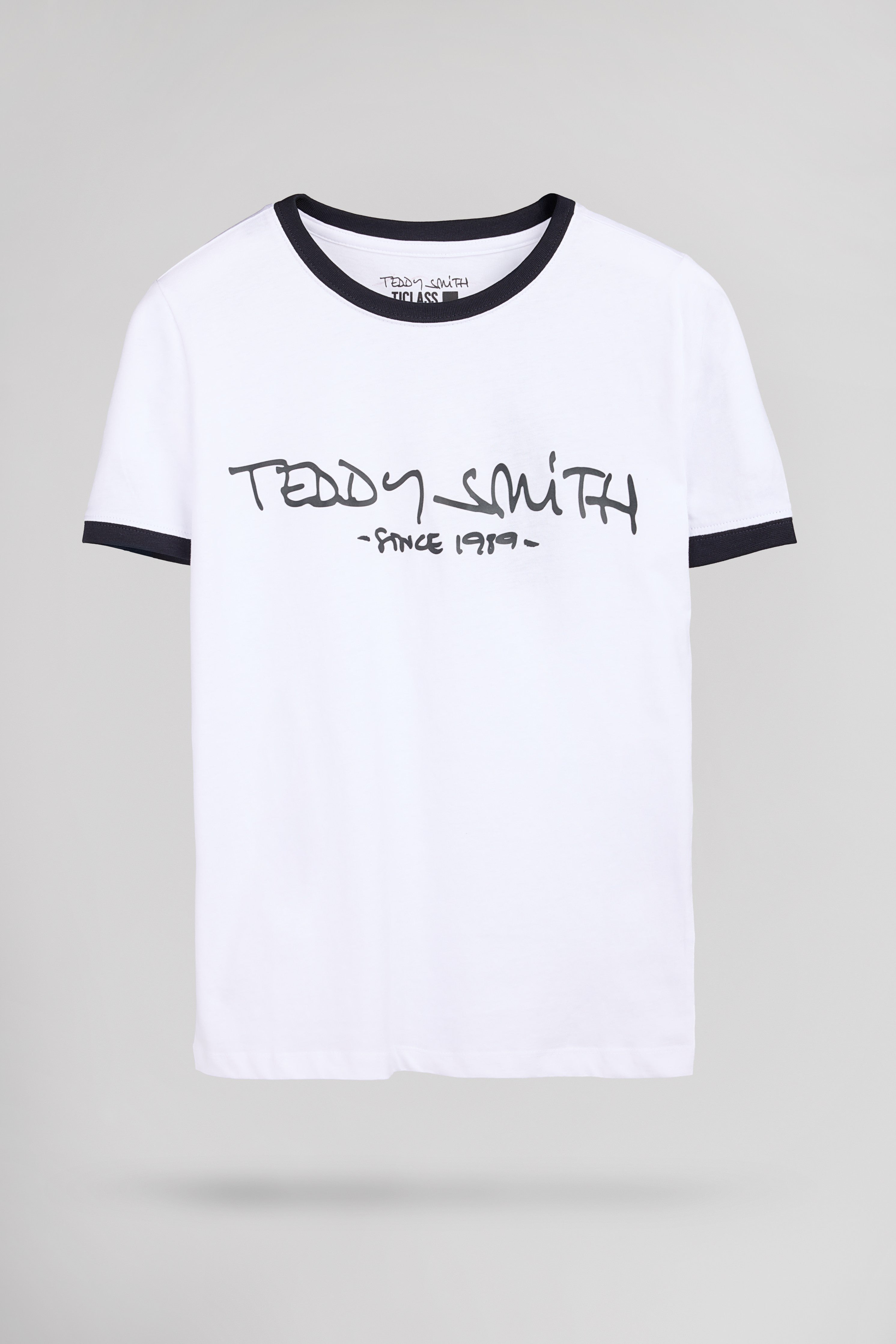 Teddy Smith Ticlass MC t-shirt blanc coton homme