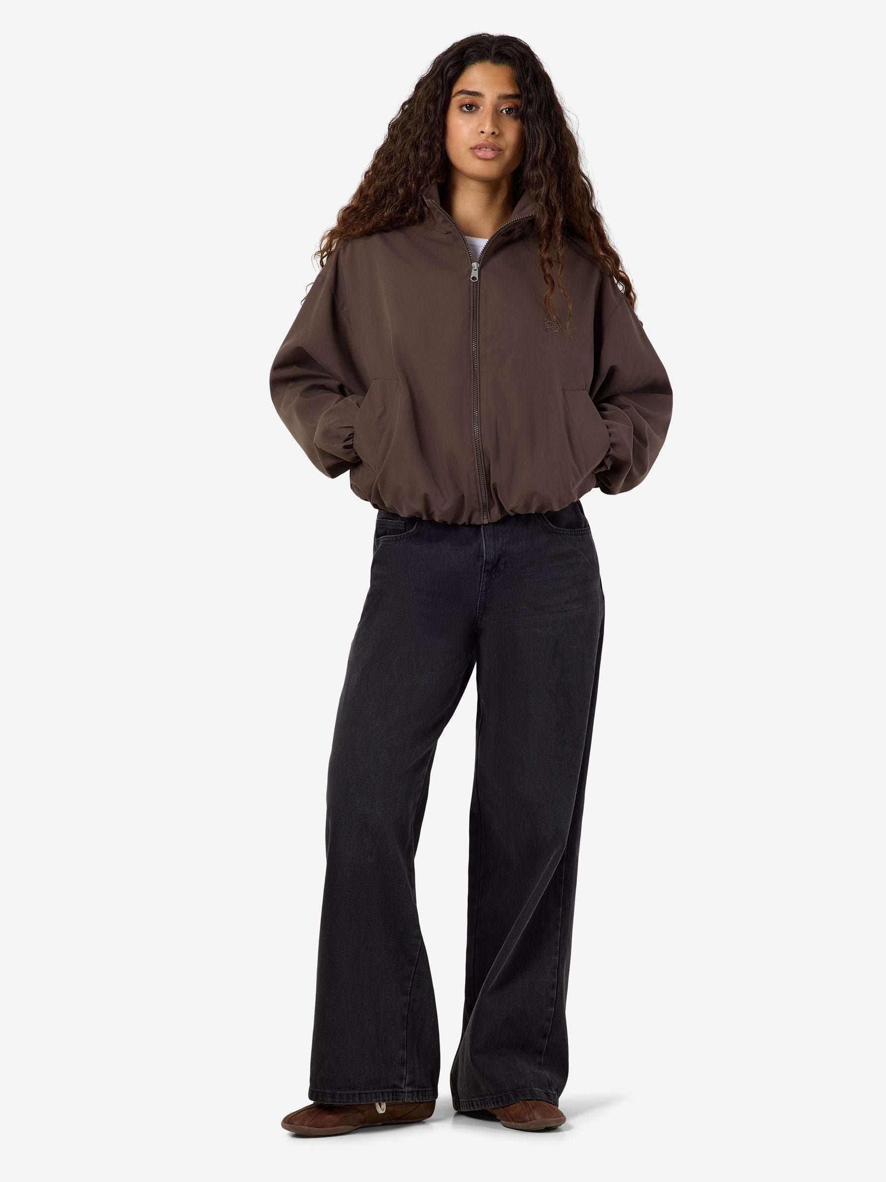Noisy May Nmelina blouson aviateur brodé zippé