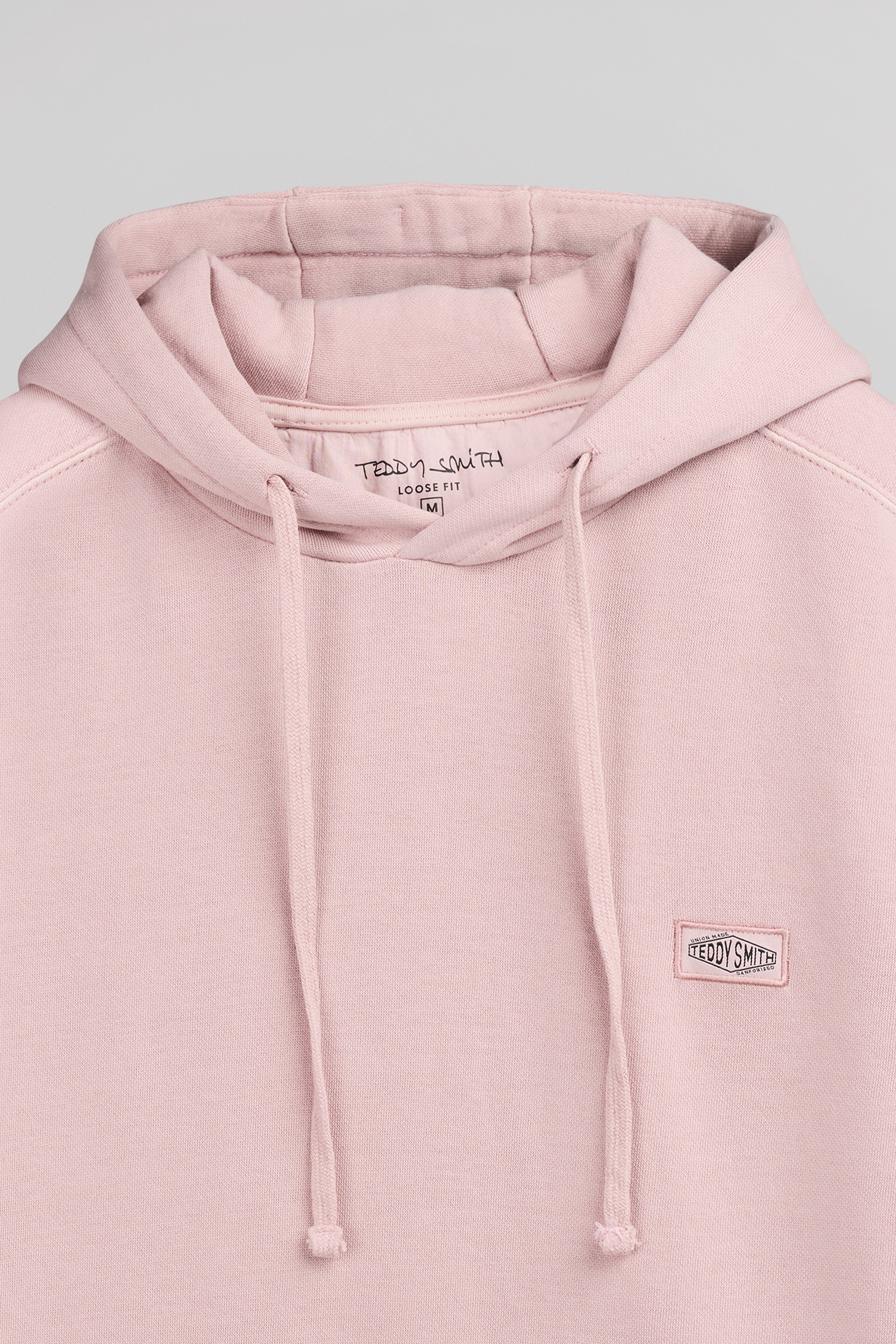 Teddy Smith S-Nateo Hoody sweat à capuche rose pastel ample