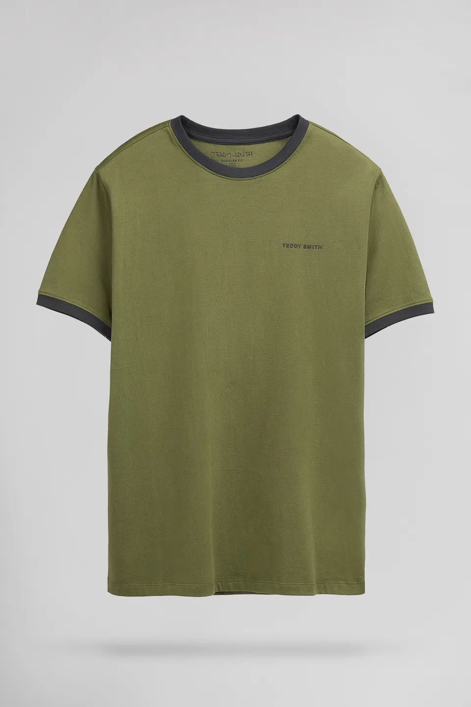 Teddy Smith The Tee 2 R MC t-shirt olive coton homme