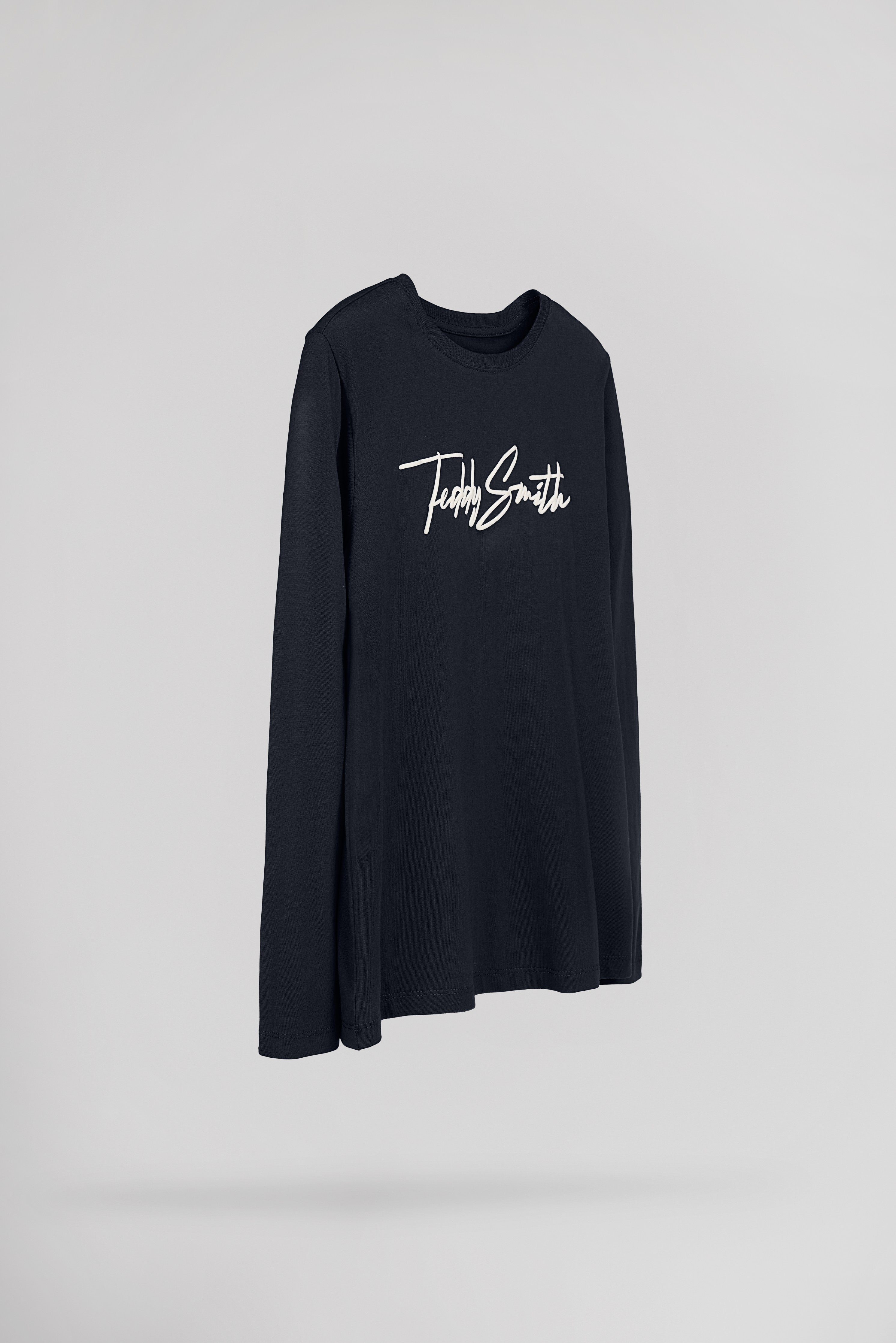 Teddy Smith Evan ML Jr t-shirt garçon bleu marine coton