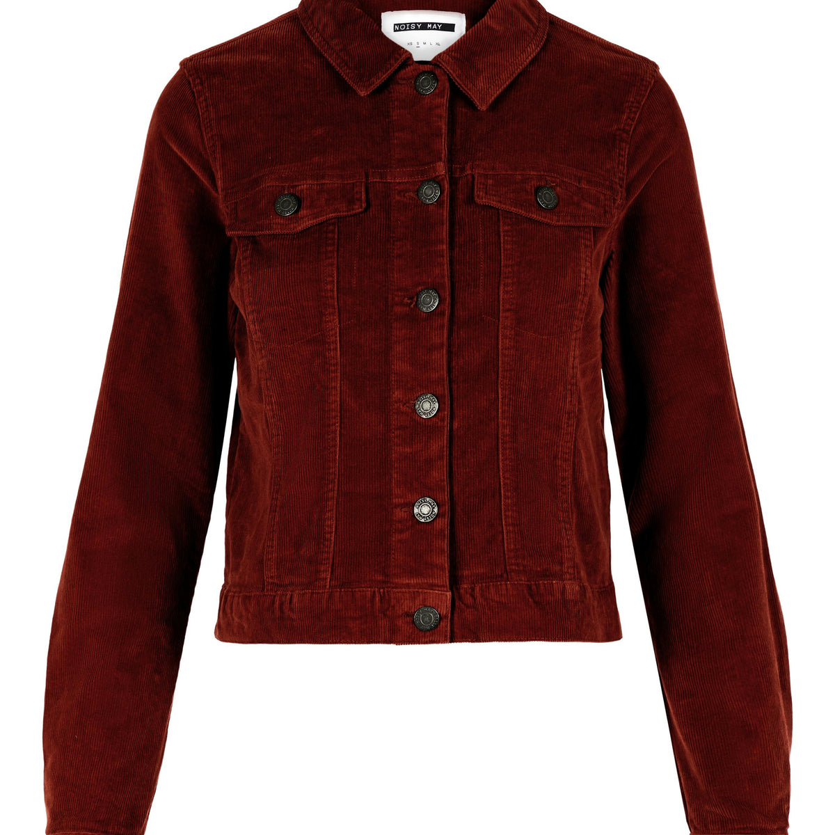 Noisy May veste velours côtelé slim coton stretch poches