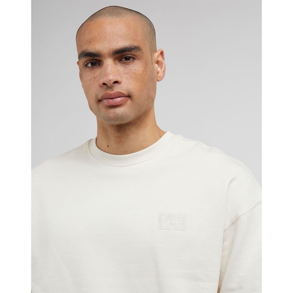 Lee Loose Crew SWS sweat homme S col rond molleton