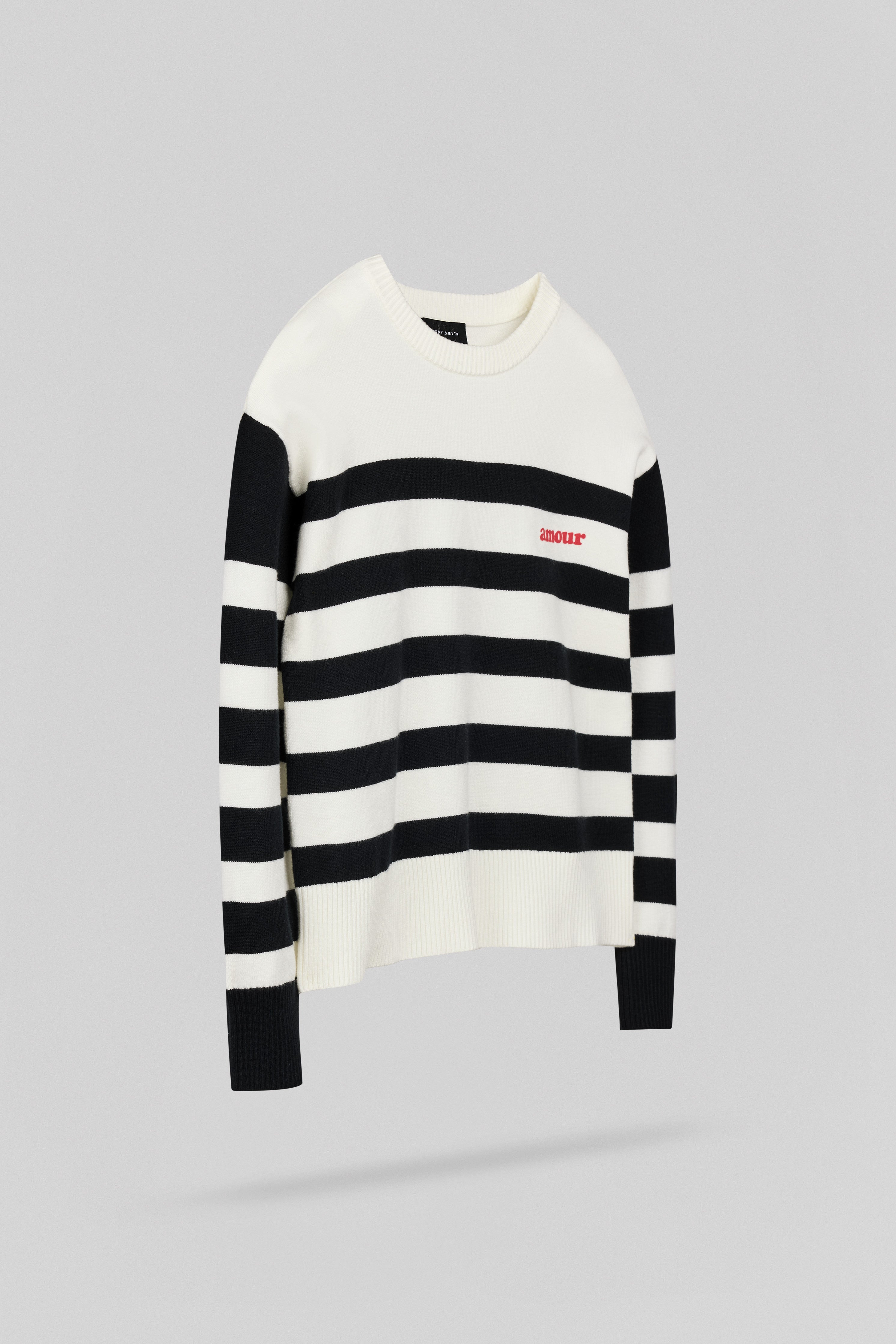 Teddy Smith P-Judith JR pull fille Middle White marinière
