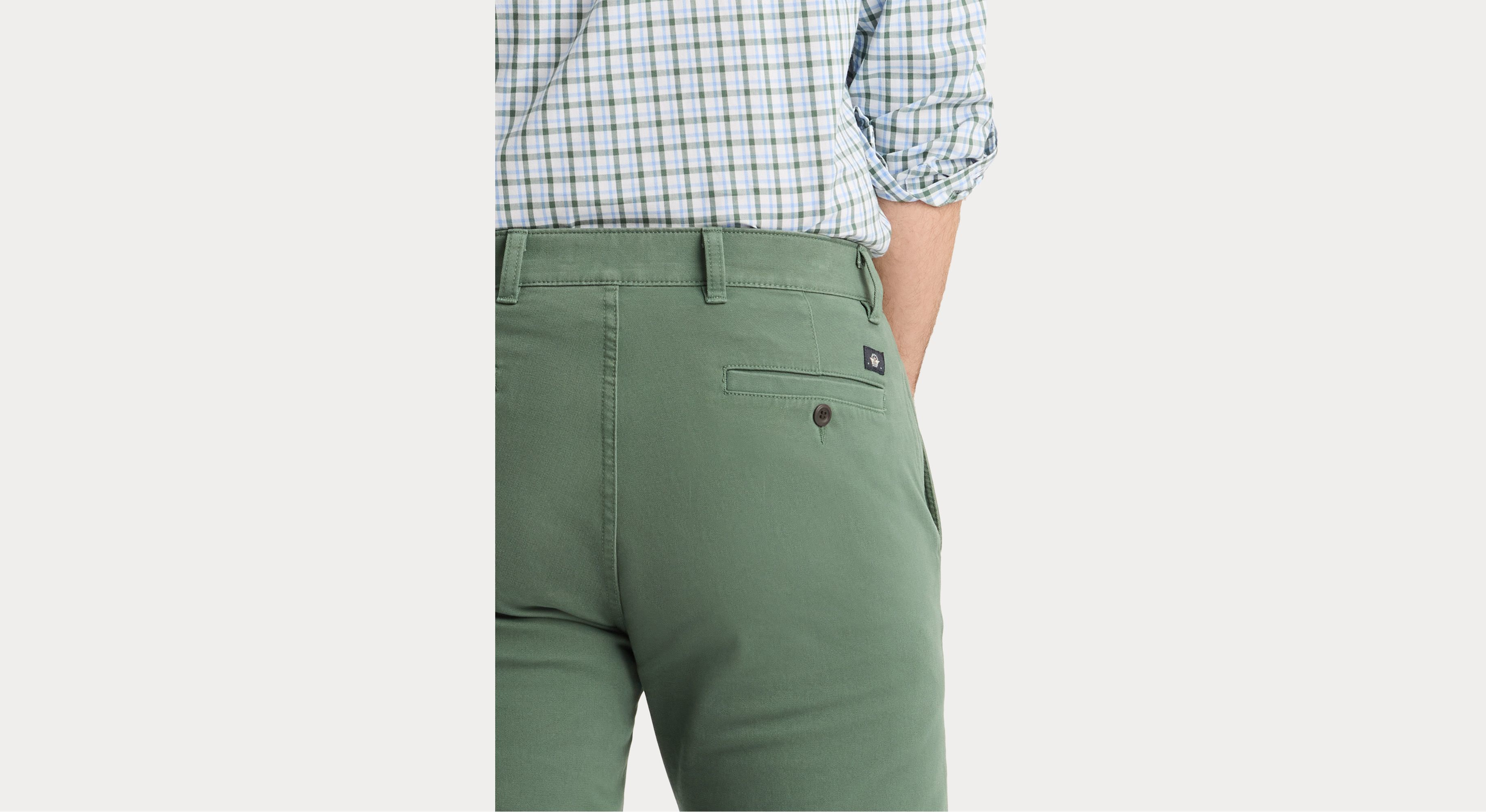 Dockers Ultimate Slim Fit chino vert Duck stretch
