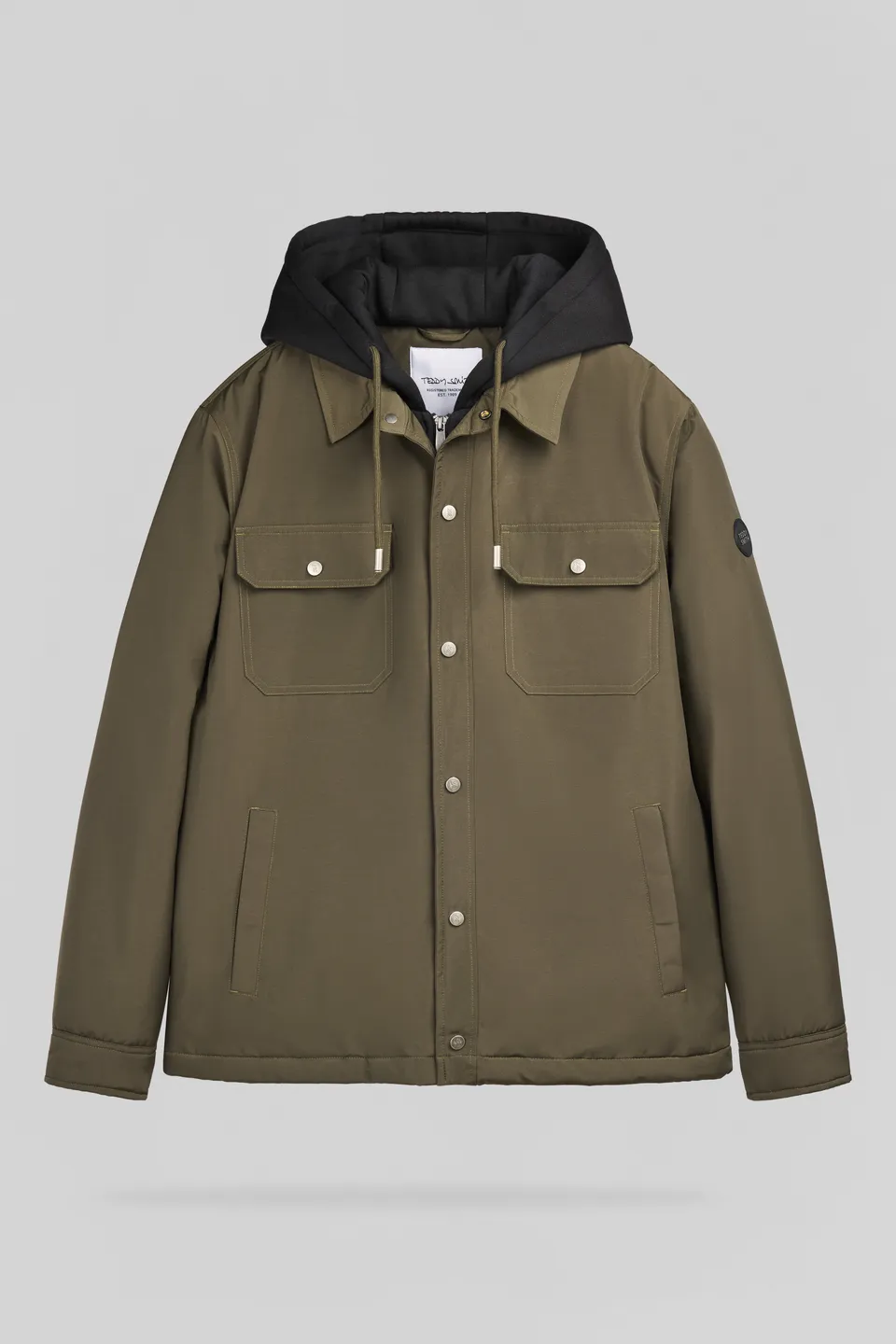 Teddy Smith B-Peterson blouson déperlant Deep Kaki