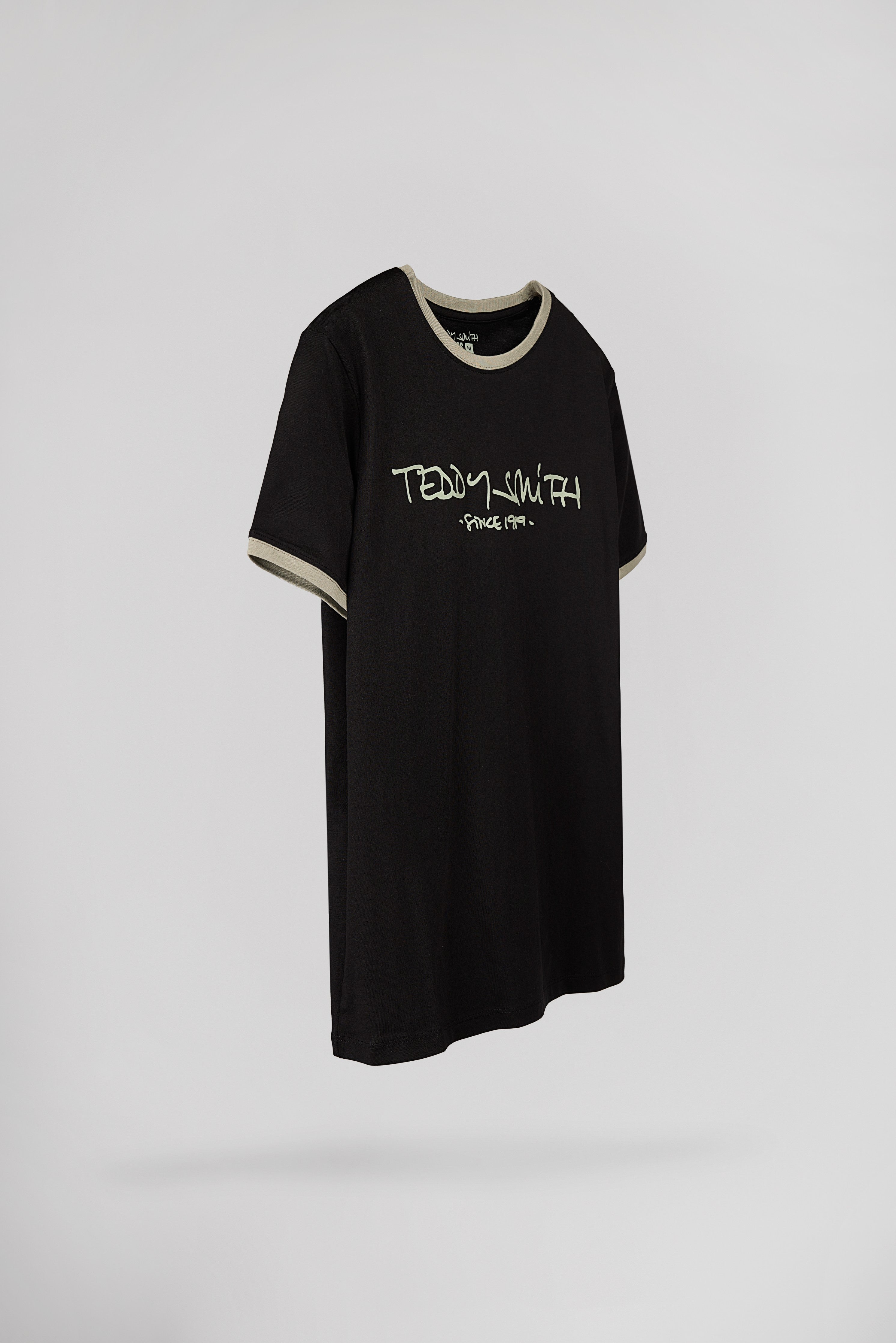 Teddy Smith Ticlass MC t-shirt noir col rond coton