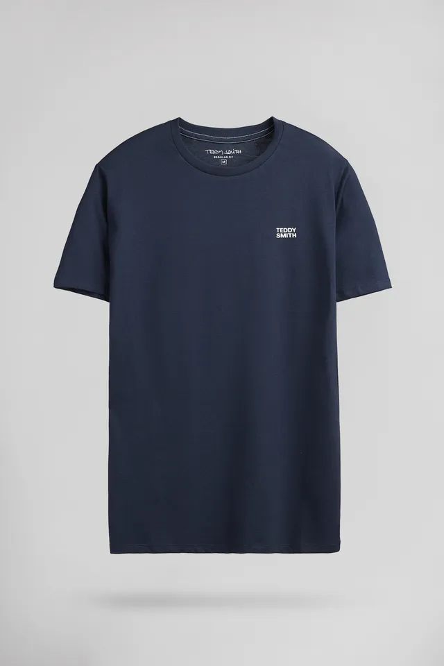 Teddy Smith THE TEE 1 MC TOTAL NAVY t-shirt homme coton