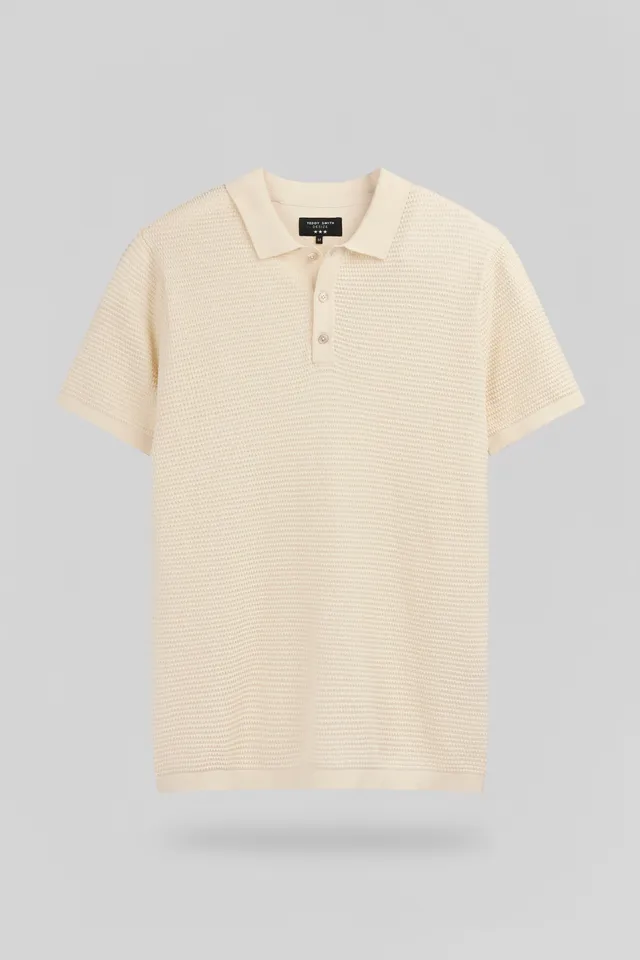 Teddy Smith P-Rio MC polo homme crème