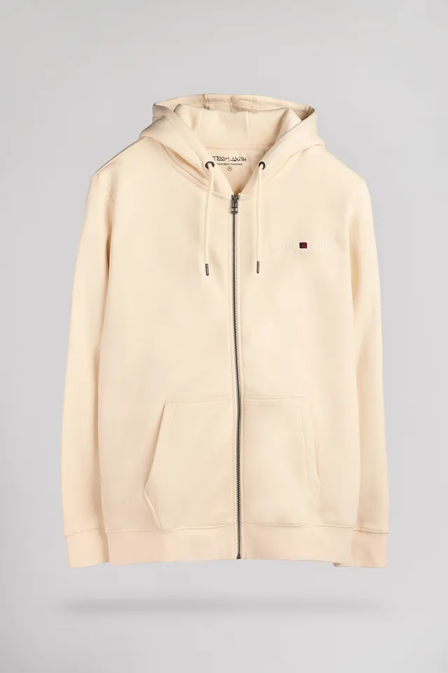 Teddy Smith Giclass Jim HZ gilet sweat capuche naturel
