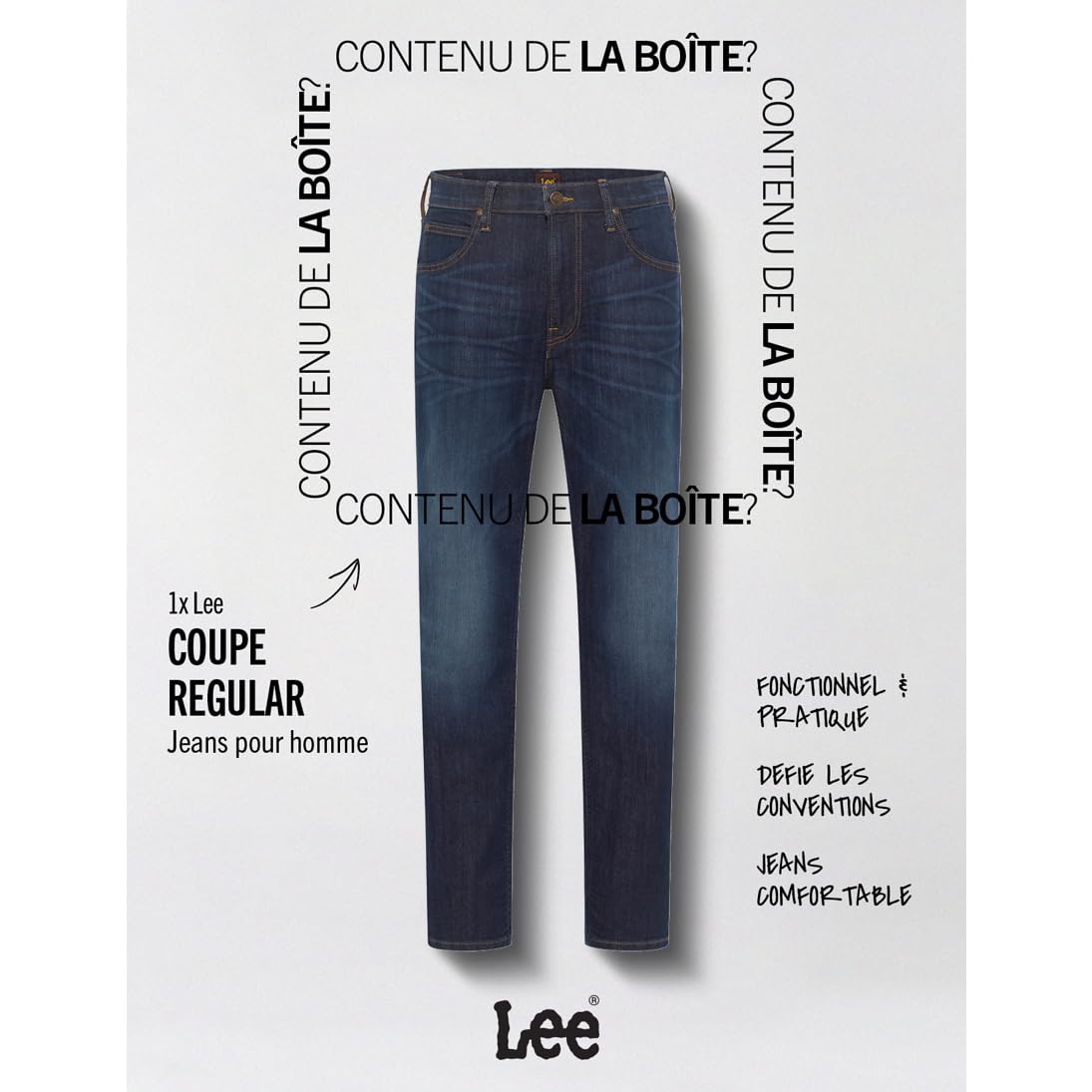 Lee Daren jean homme droit Strong Hand