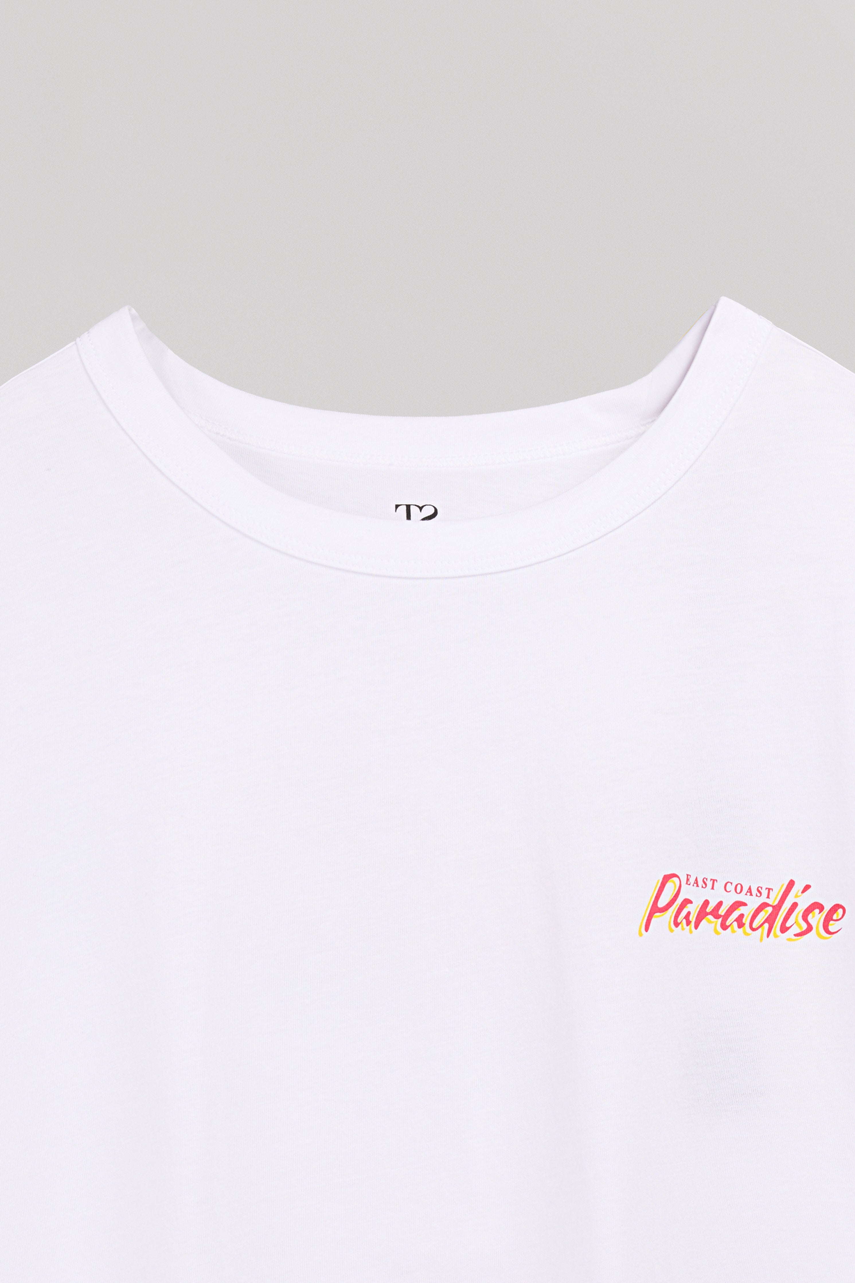 TEDDY SMITH T-PLAYA t-shirt blanc oversize femme