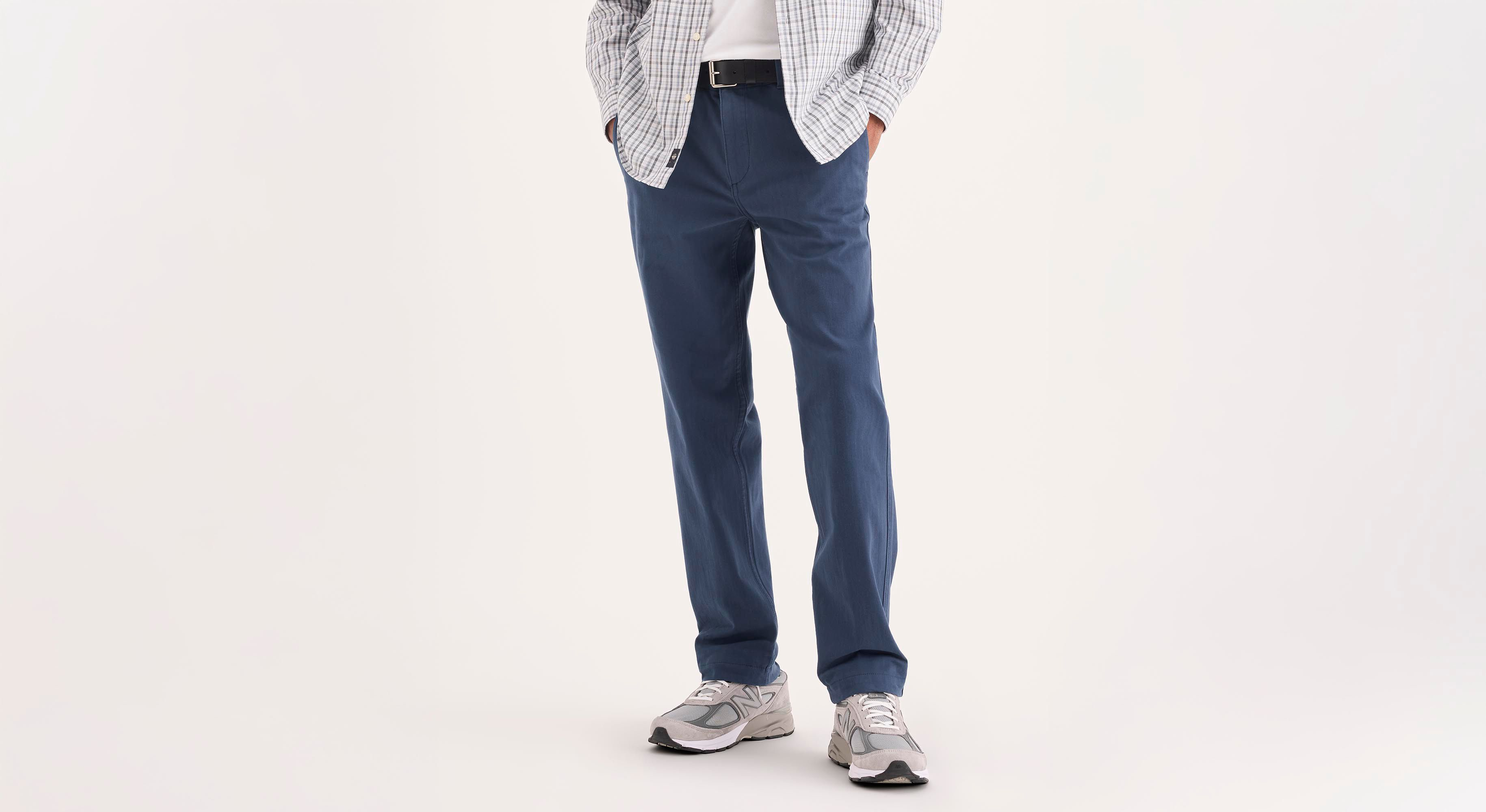 Dockers Alpha chino homme slim bleu stretch