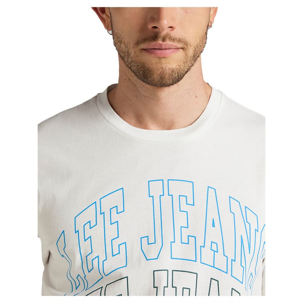 Lee College Tee t-shirt homme écru S