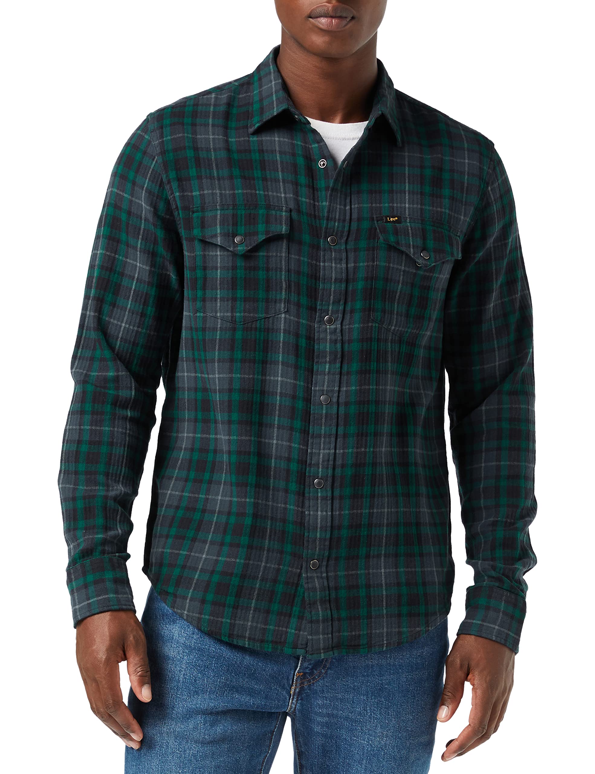 Lee Clean Regular Western t-shirt homme esmeralda
