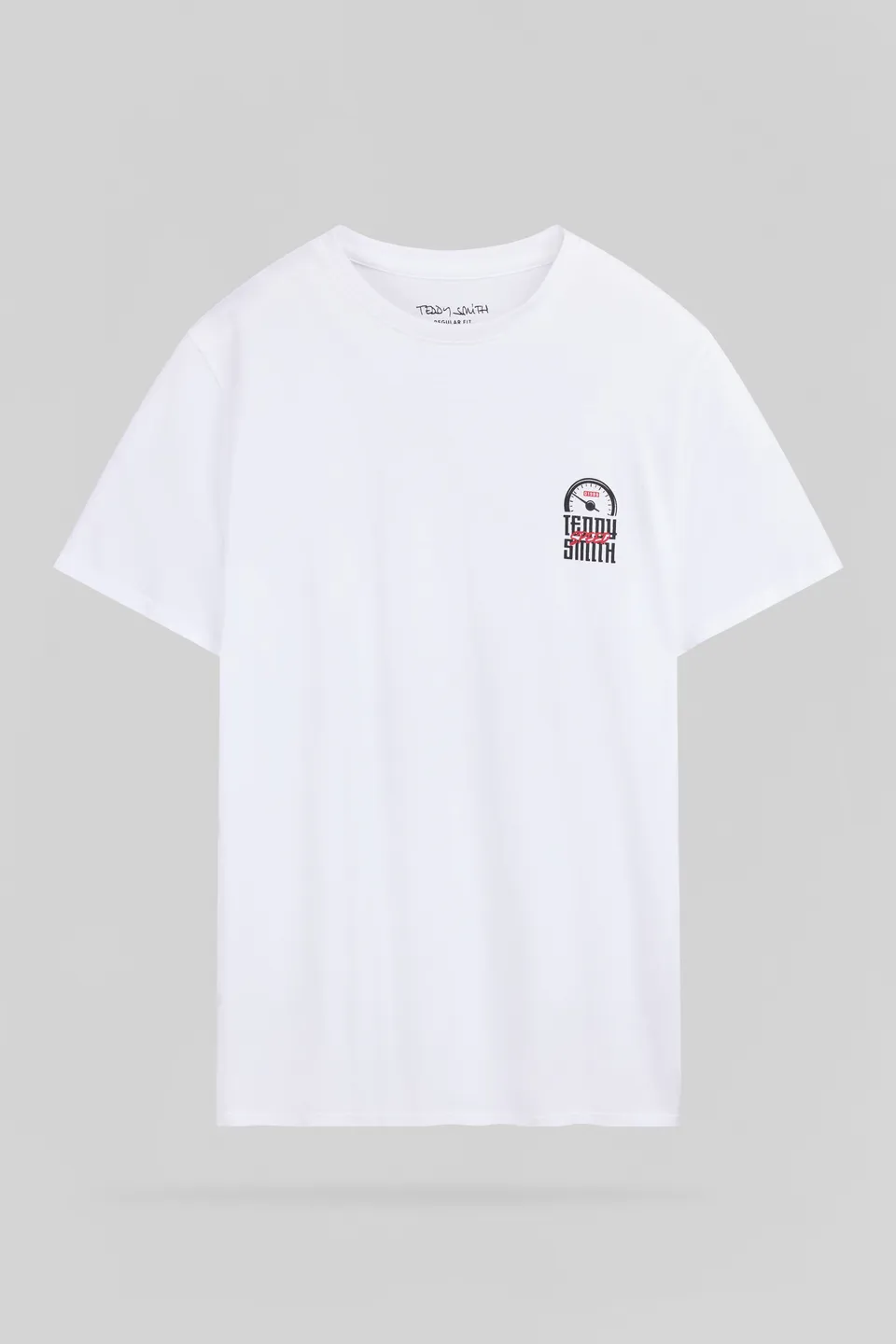 Teddy Smith T-Cars 2 MC Blanc t-shirt homme blanc coton