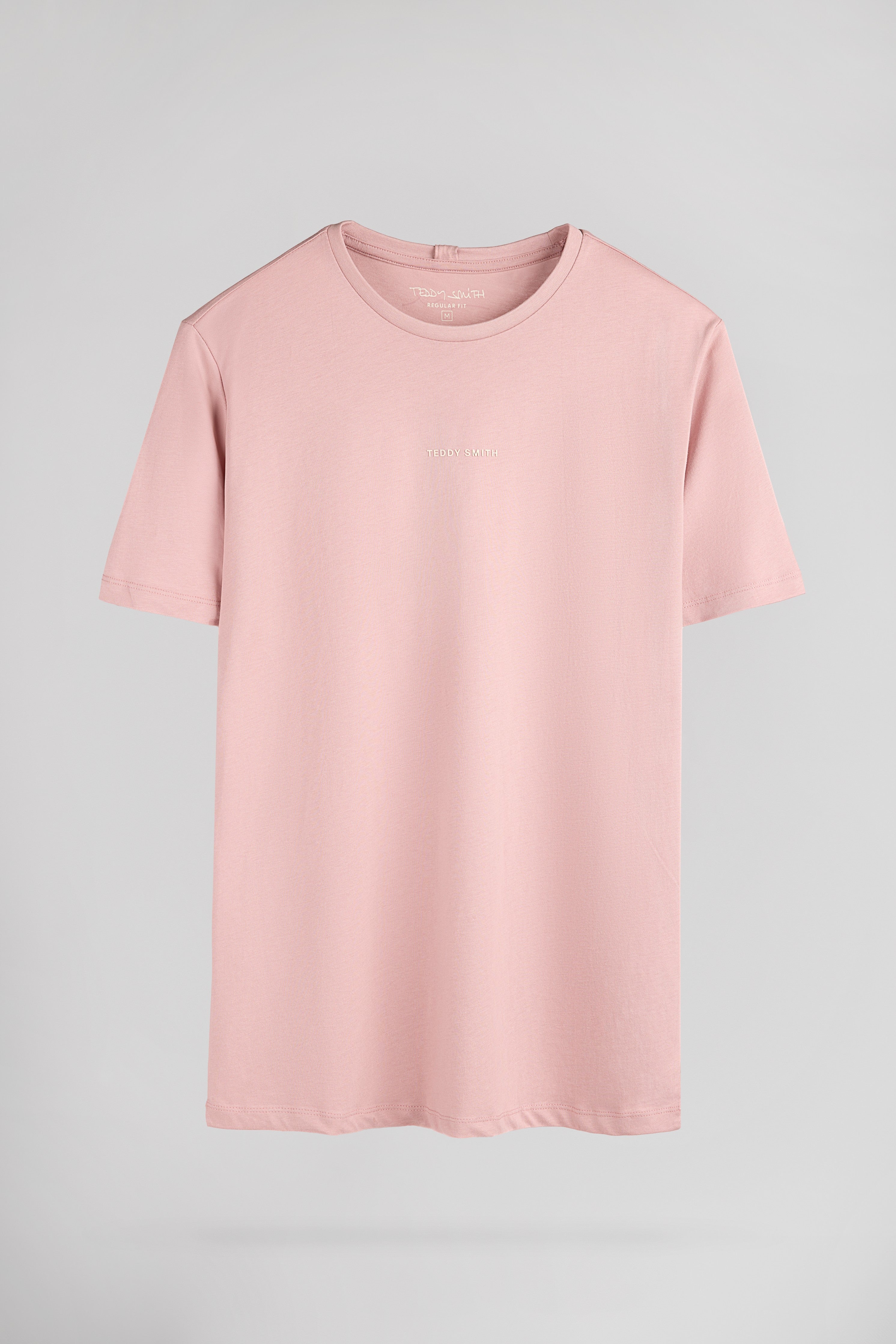 Teddy Smith T-Soy 2 MC t-shirt rose col rond
