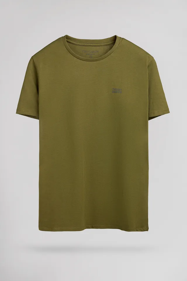 Teddy Smith The Tee 1 MC t-shirt olive coton