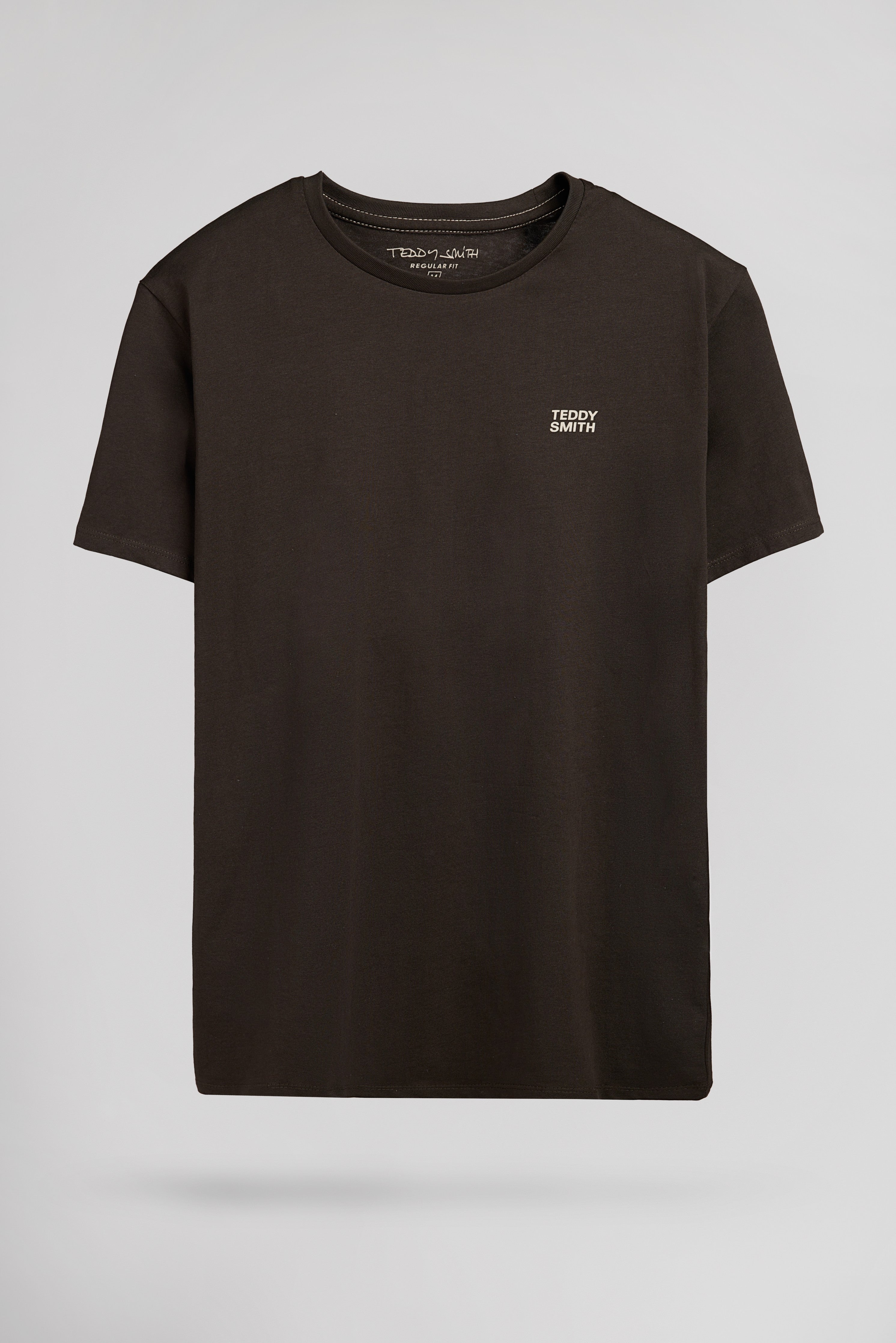 Teddy Smith THE TEE 1 MC t-shirt kaki foncé coupe classique