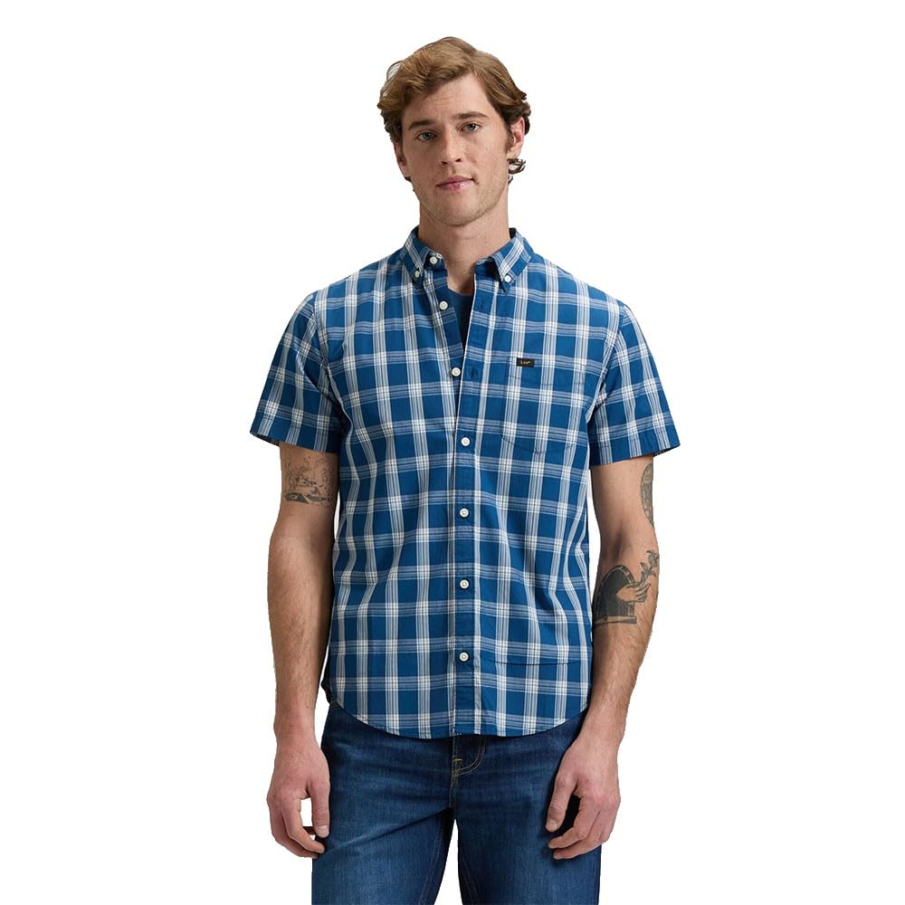 Lee Button Down SS chemise homme desert wash regular