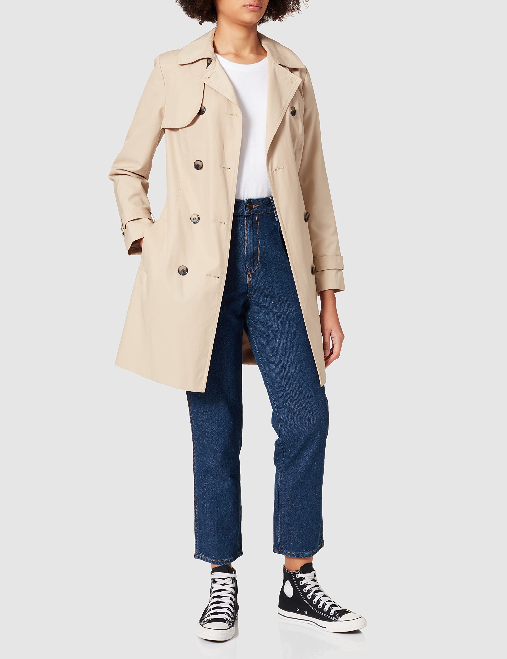 Lee Carol Pleated jean boyfriend femme rinse