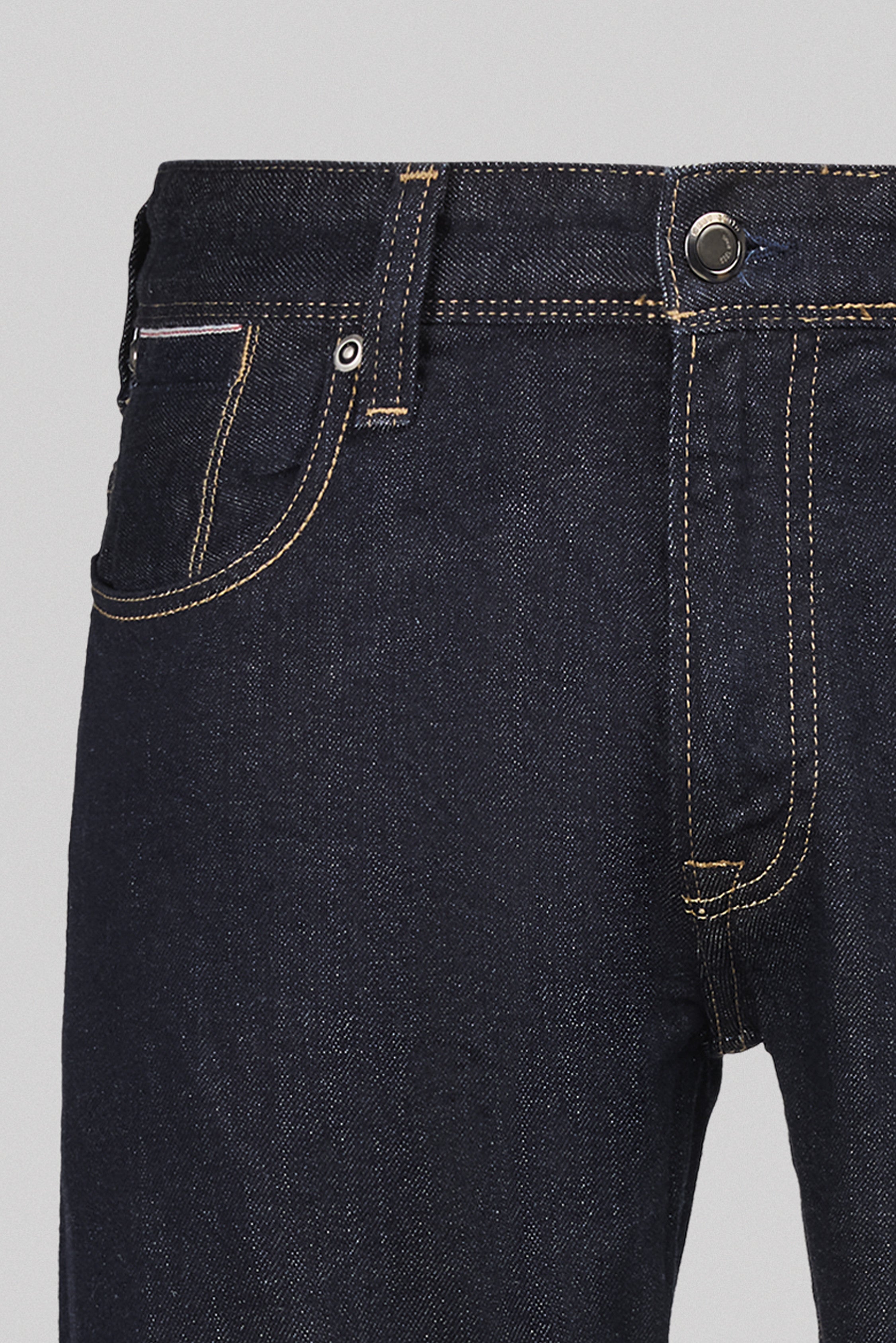 Teddy Smith Reg Selvedge jean droit dark blue L32