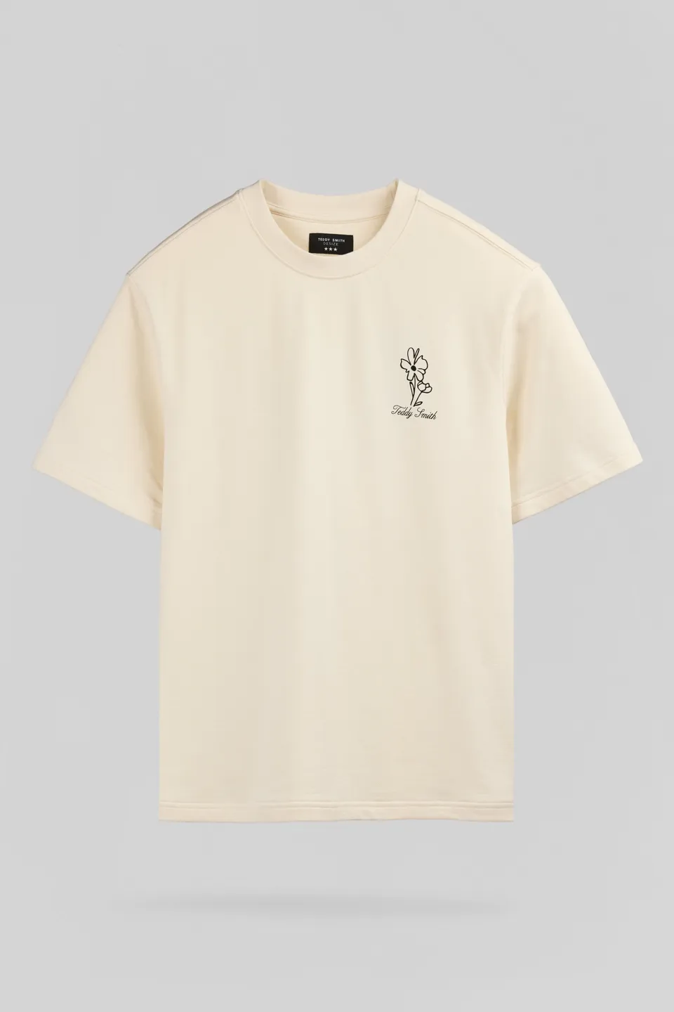 Teddy Smith T-Flowers MC t-shirt ample naturel homme