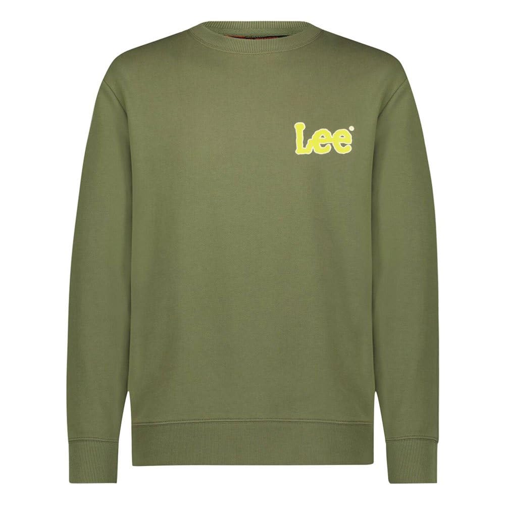 Lee Extreme Motion Sweat Homme Vert Coupe Regular