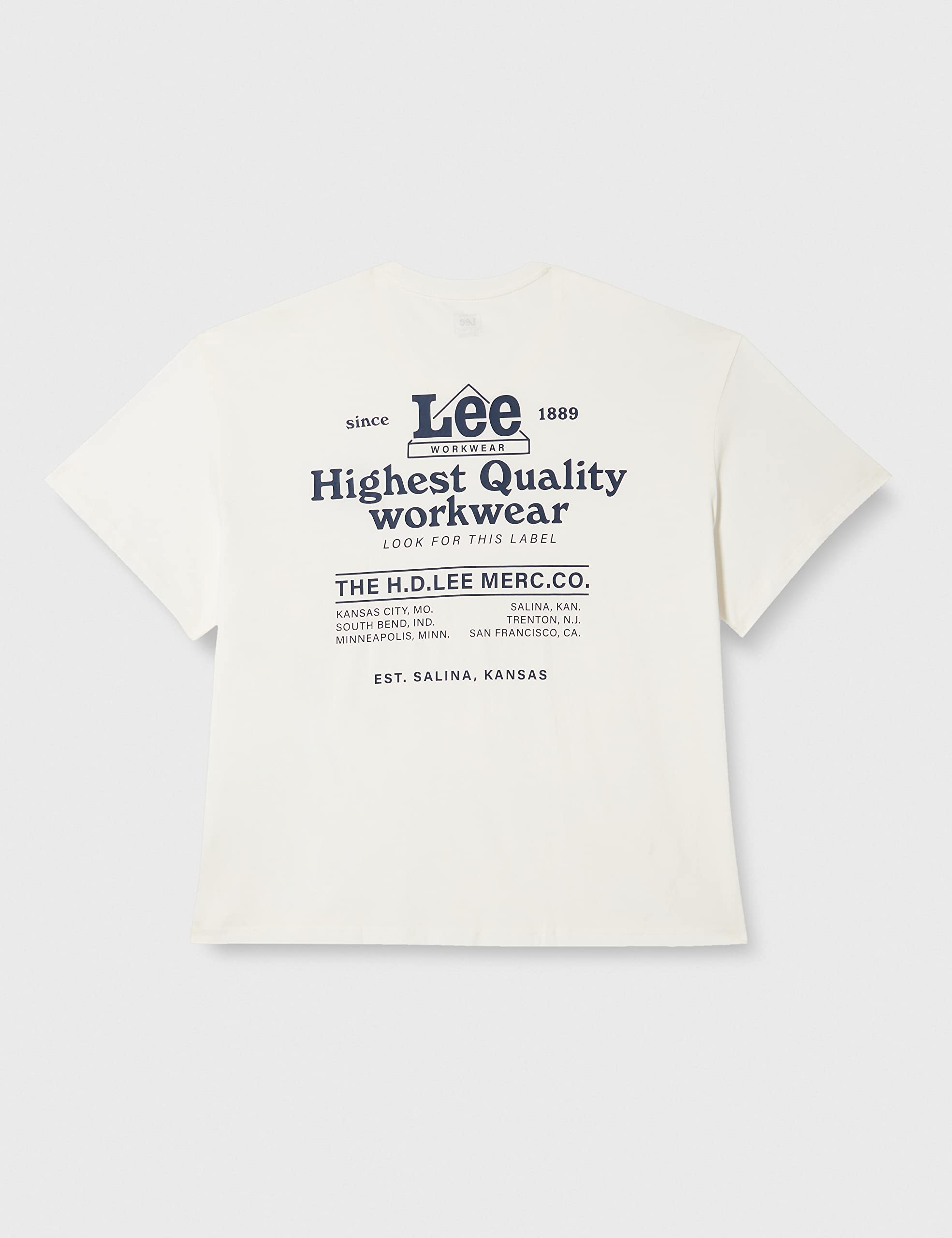 Lee Worker t-shirt homme col rond coton