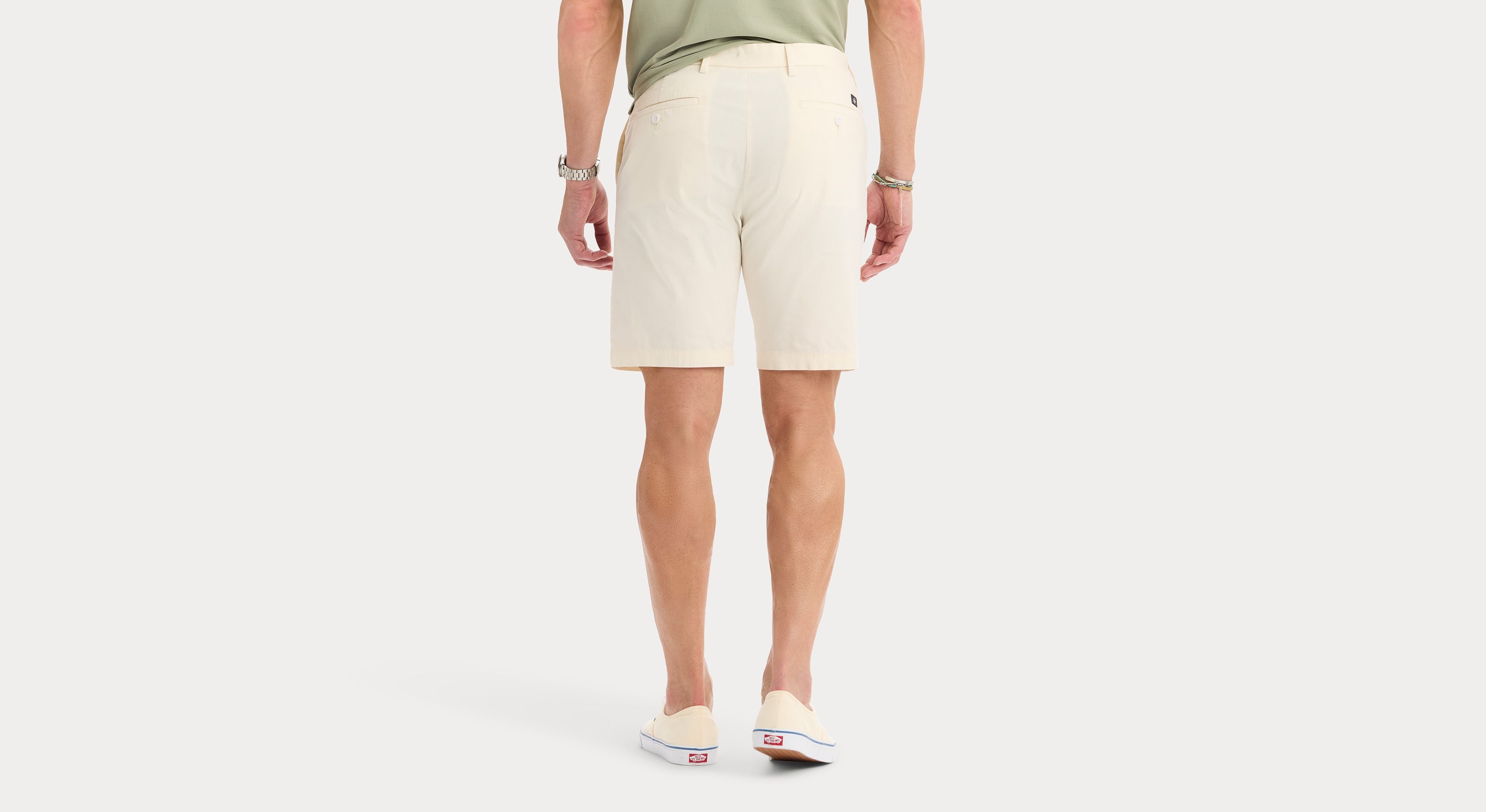 Dockers Supreme Flex Modern short chino beige stretch homme