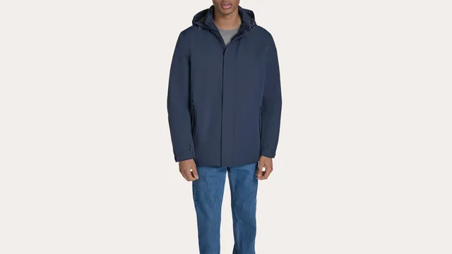 Dockers Go Commuter veste pluie bleue navy M