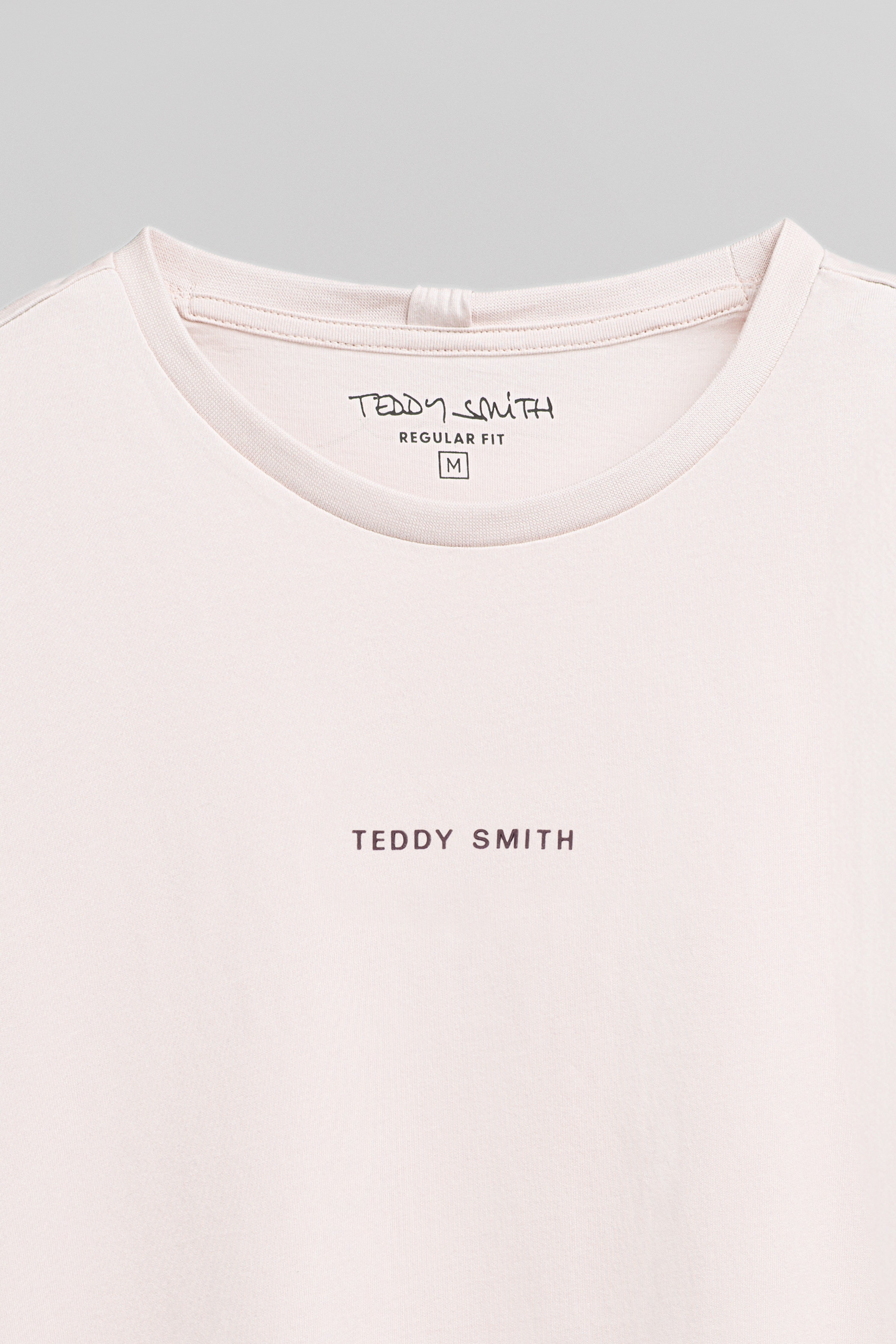 Teddy Smith T-Soy 2 MC t-shirt rose quartz homme
