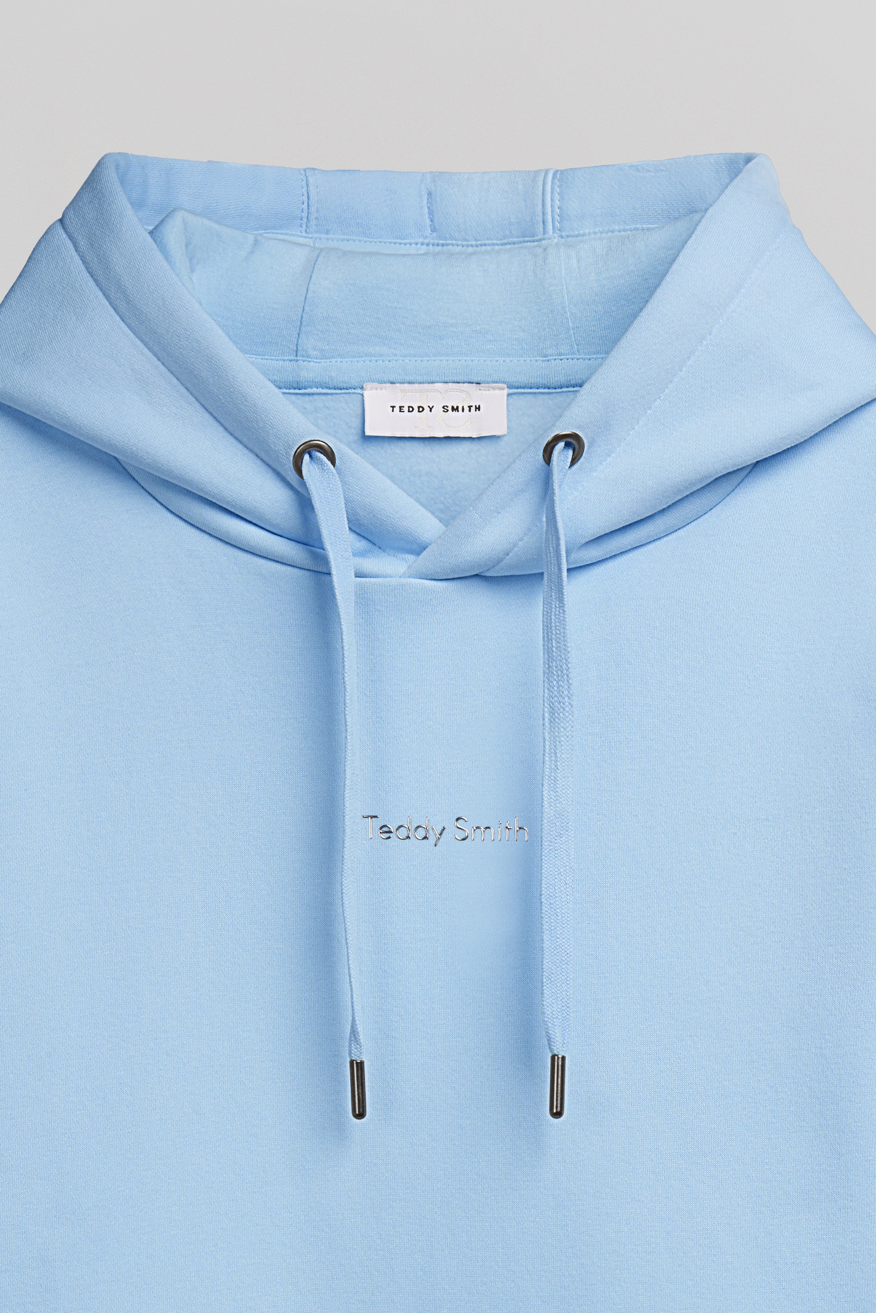 Teddy Smith S-Solene Hoody sweat capuche bleu ciel
