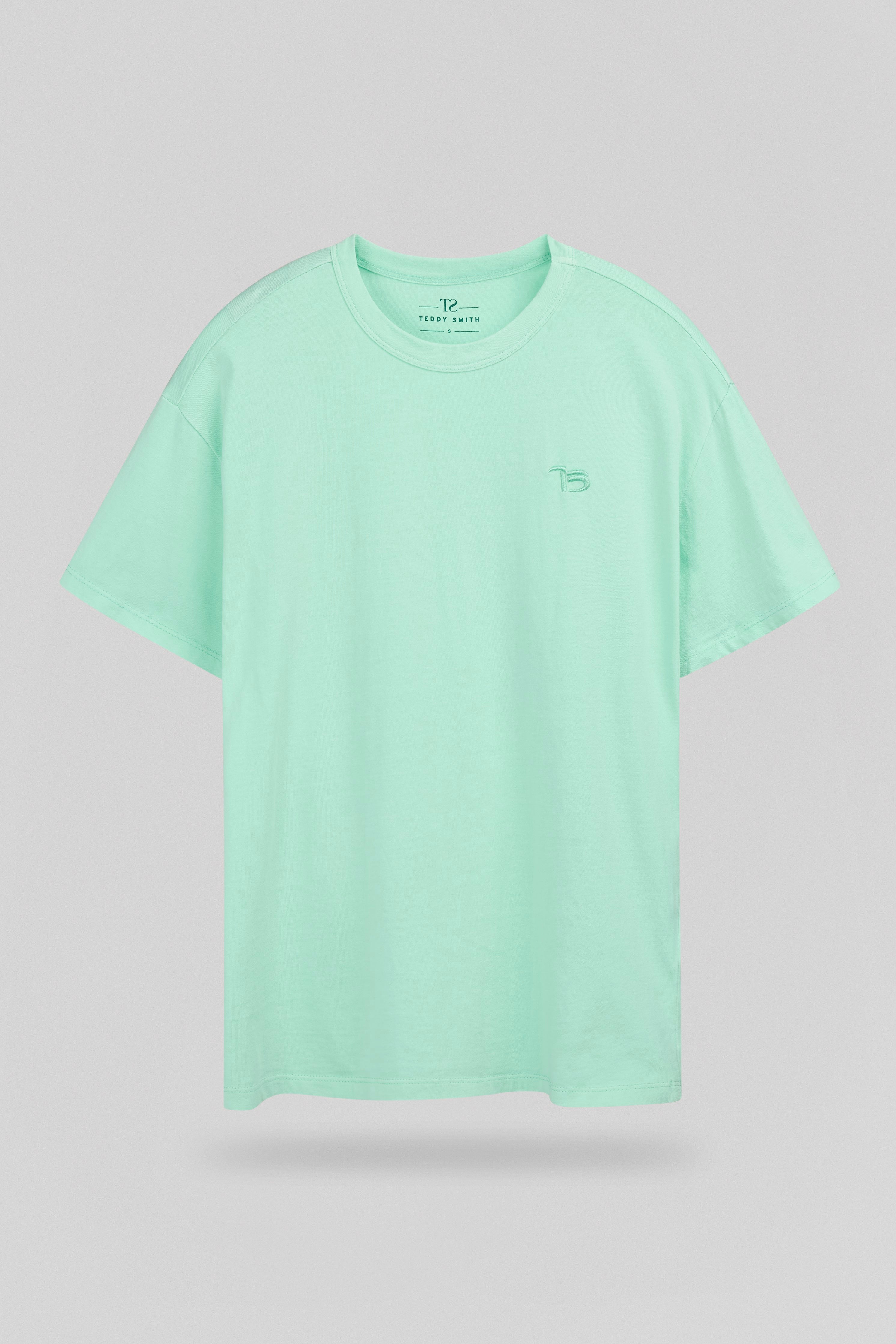 Teddy Smith T-Lava MC t-shirt oversize vert menthe