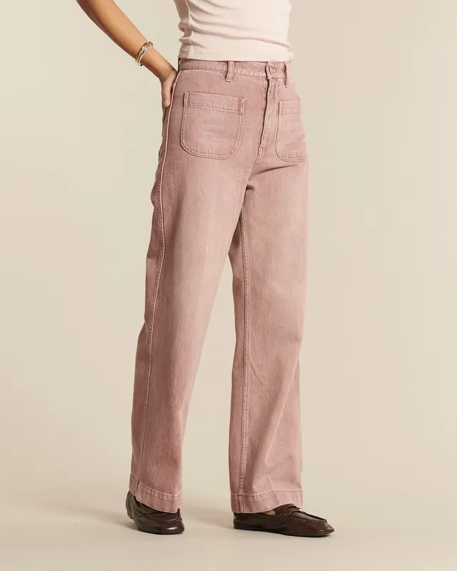 Labdip Samuel jean large taille haute quartz rosé