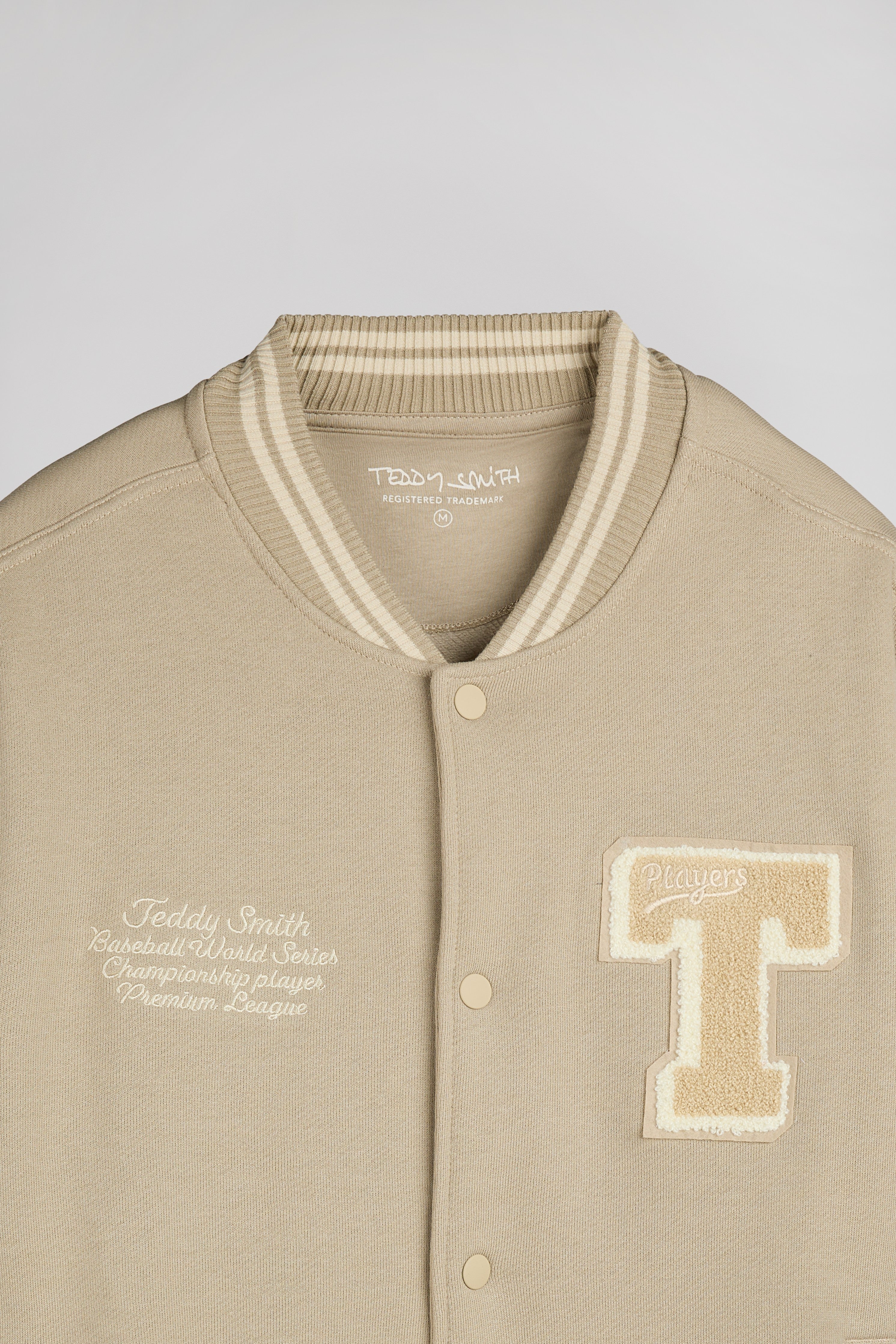 Teddy Smith G-Romeo gilet sweat teddy homme beige