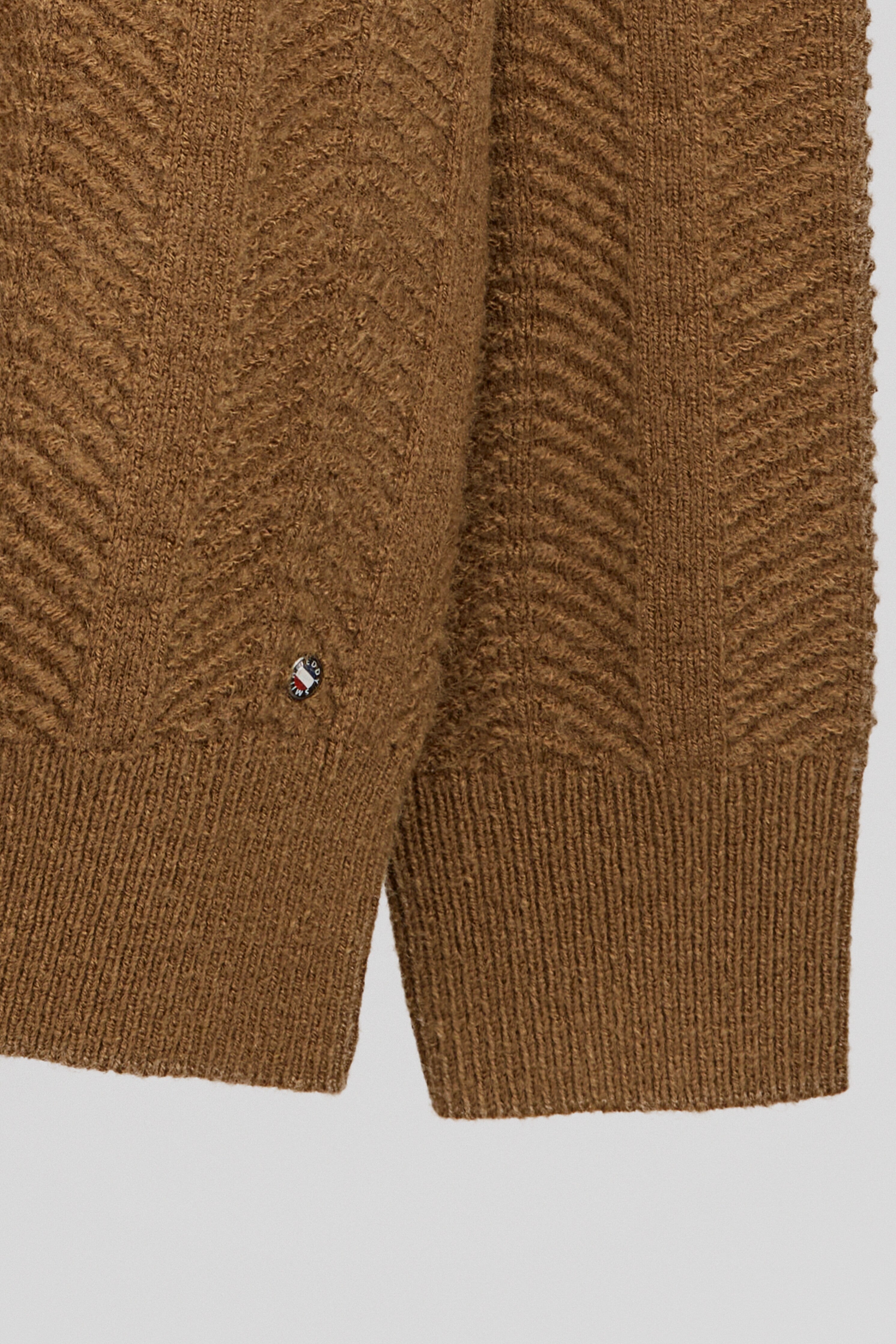 Teddy Smith P-Bacary pull col montant noisette maille