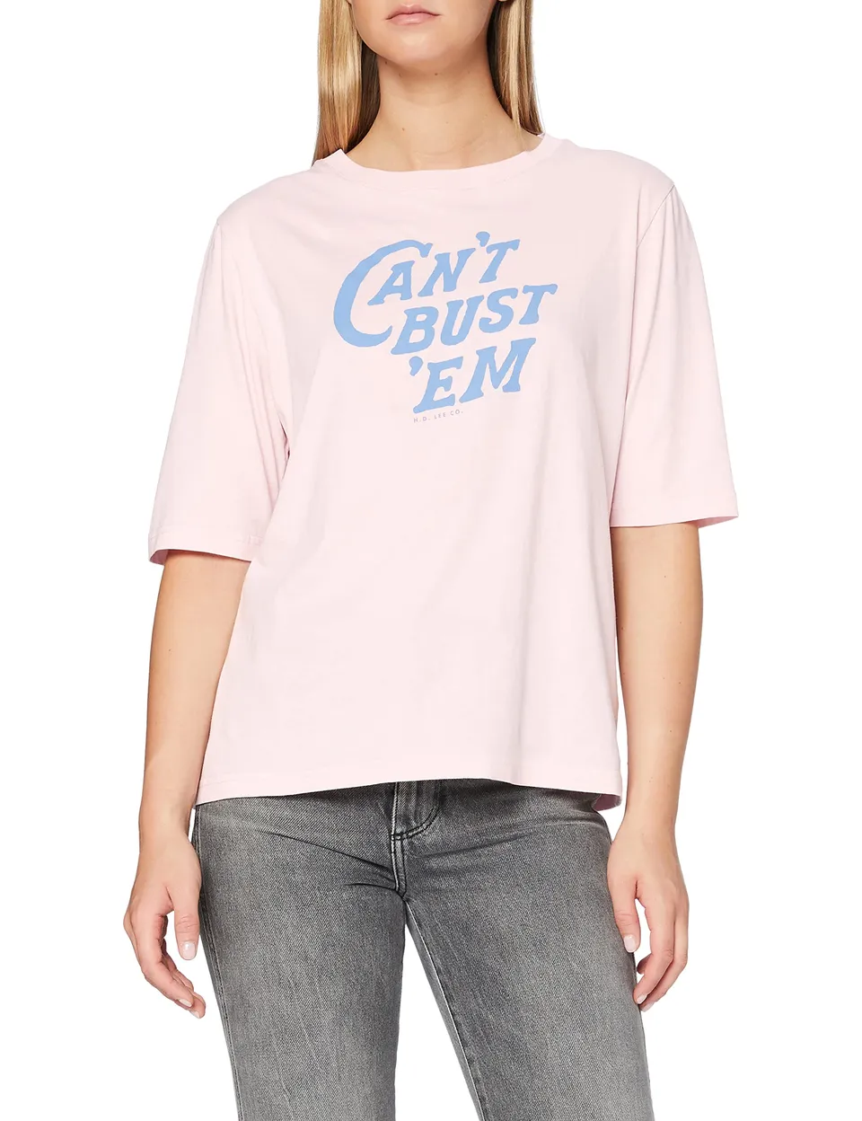 Lee Half Sleeve Tee t-shirt femme lilas coton