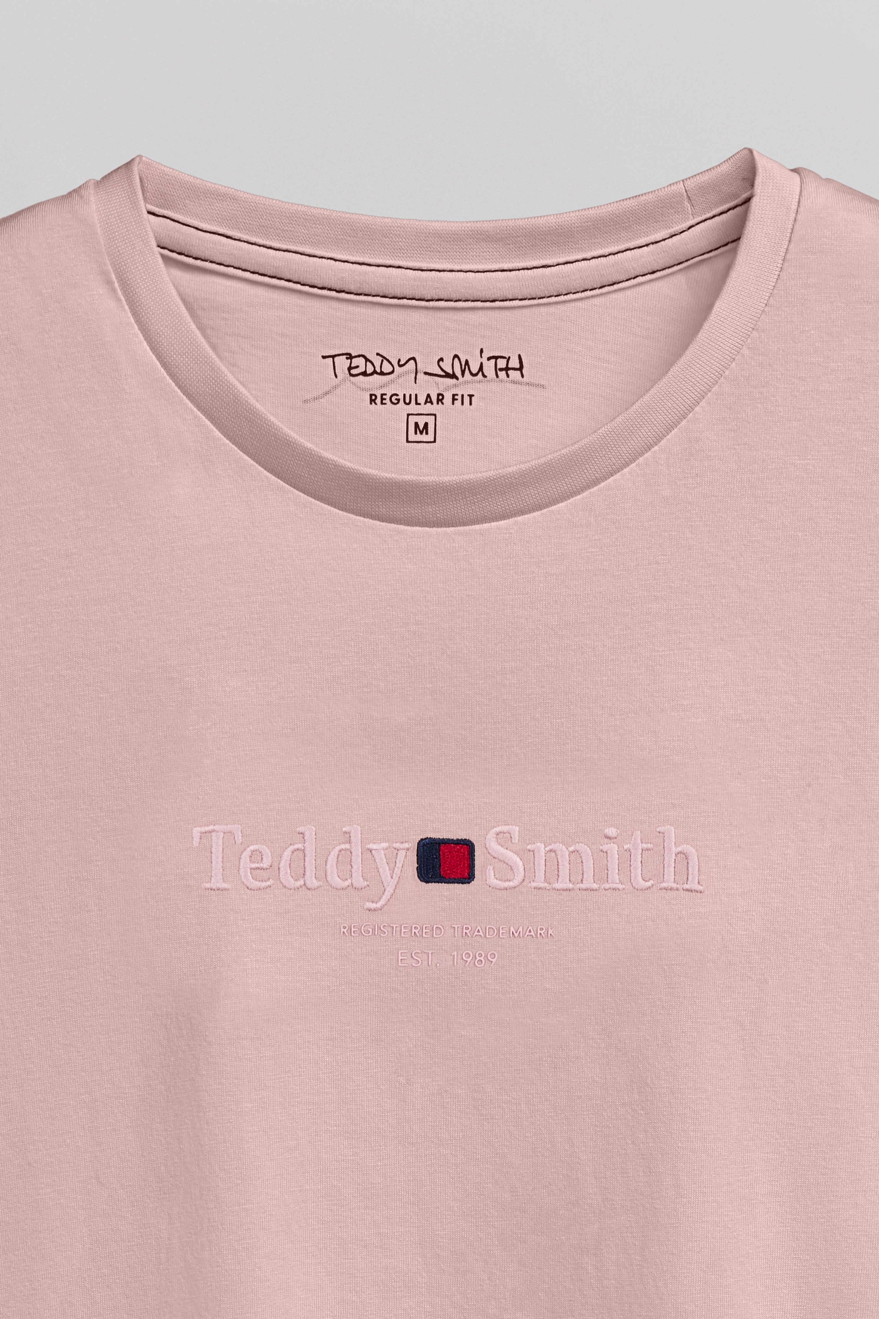 Teddy Smith T-Jim MC t-shirt wood rose 100% coton