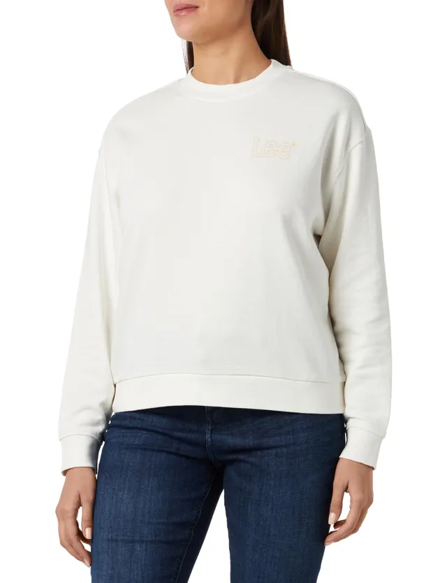 Lee Logo SWS sweat femme taille L écru