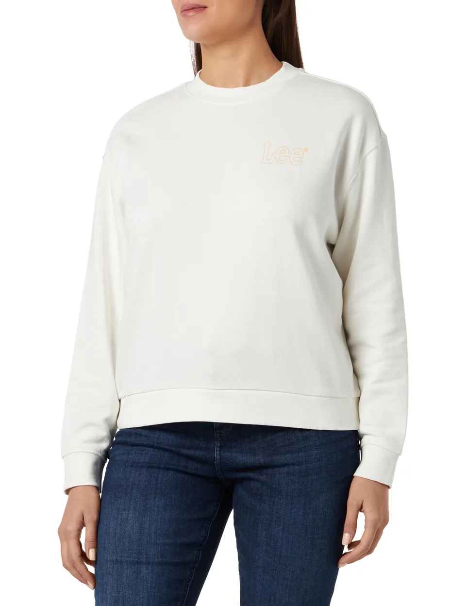 Lee Logo SWS sweat femme taille L écru