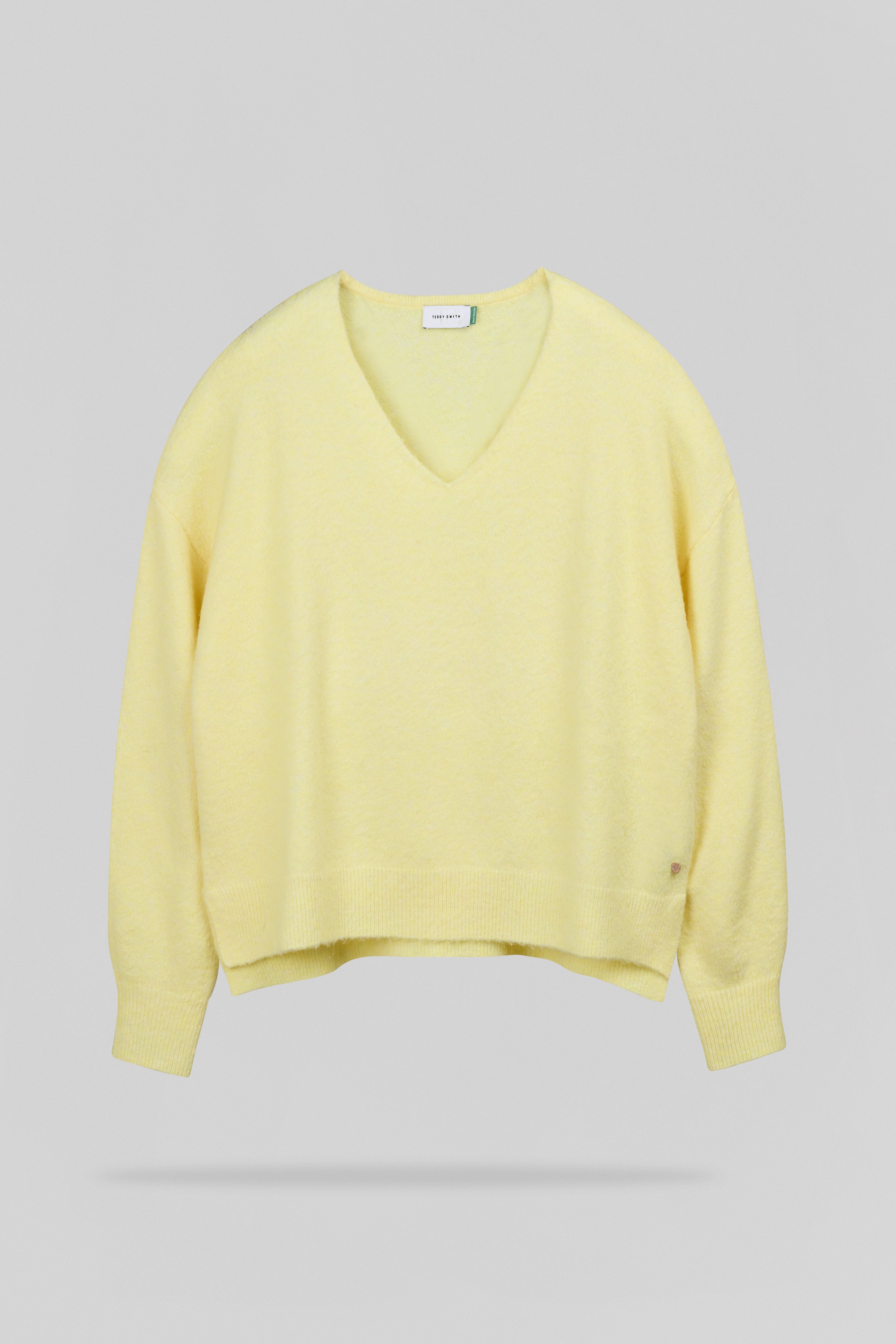 Teddy Smith P-Billie pull Jaune Citron Chiné laine
